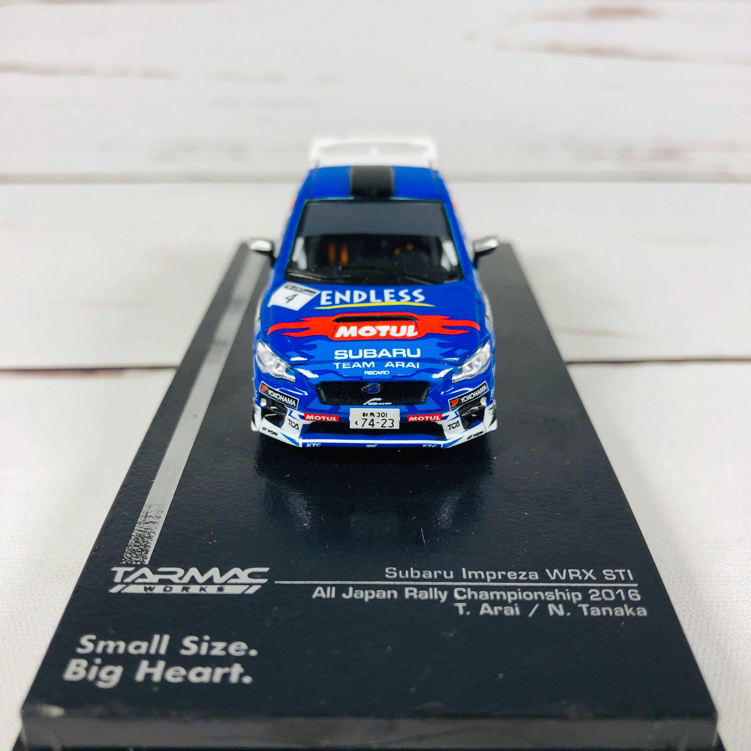 Tarmac Works 1/64 Subaru WRX STI All Japan Rally Championship 2016 #4 T64-016-JRC - Image 3