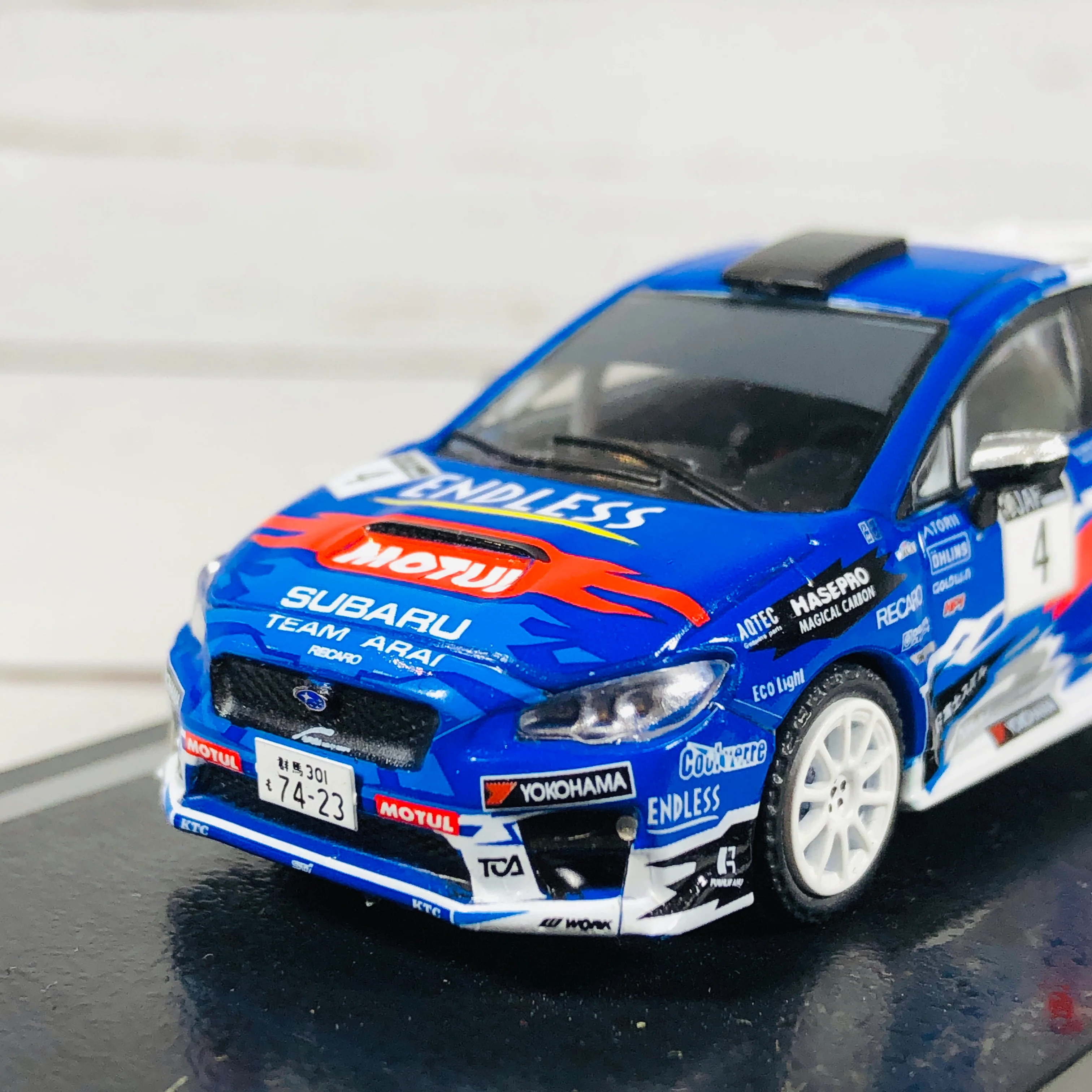 Tarmac Works 1/64 Subaru WRX STI All Japan Rally Championship 2016 #4 T64-016-JRC - Image 4
