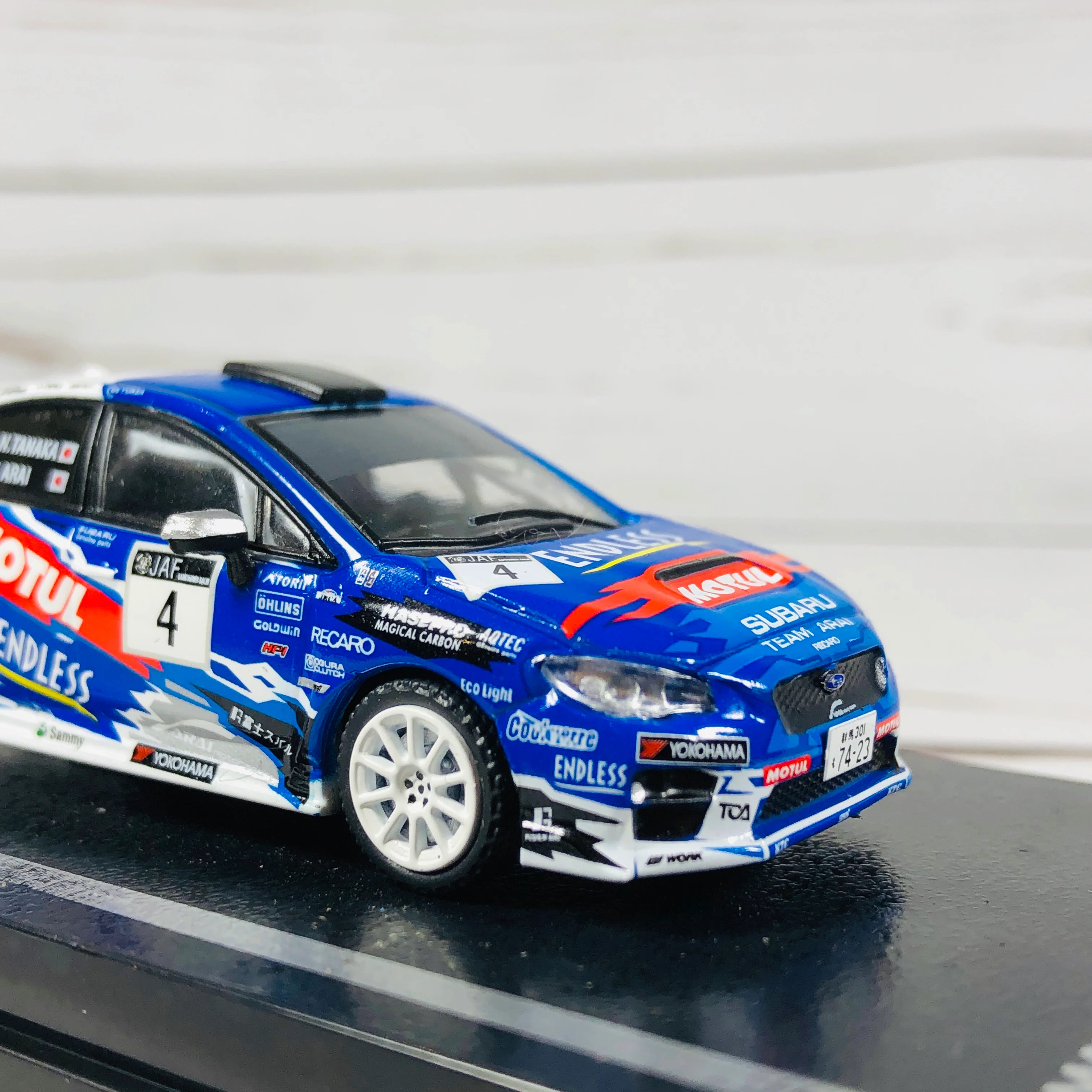 Tarmac Works 1/64 Subaru WRX STI All Japan Rally Championship 2016 #4 T64-016-JRC - Image 5