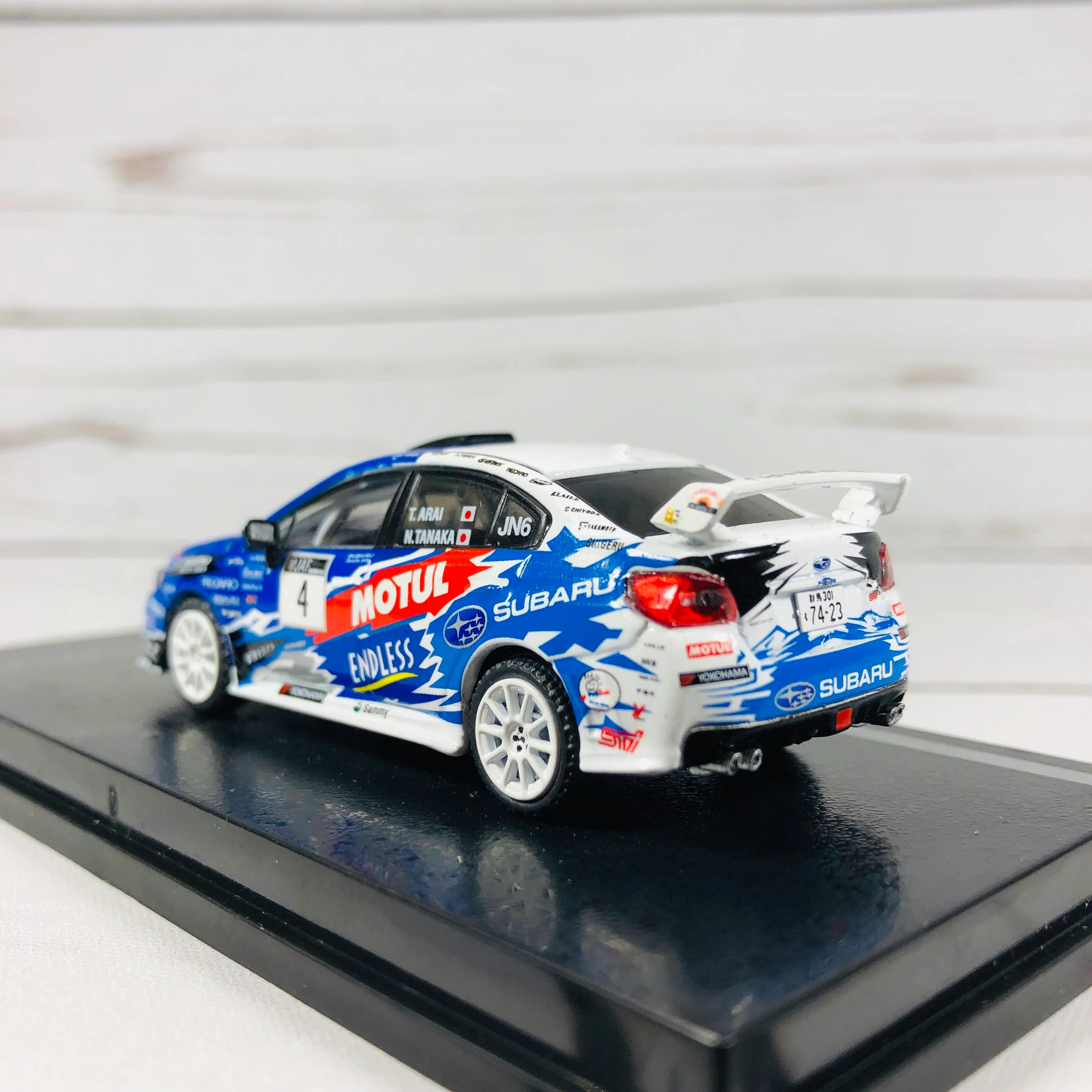 Tarmac Works 1/64 Subaru WRX STI All Japan Rally Championship 2016 #4 T64-016-JRC - Image 6