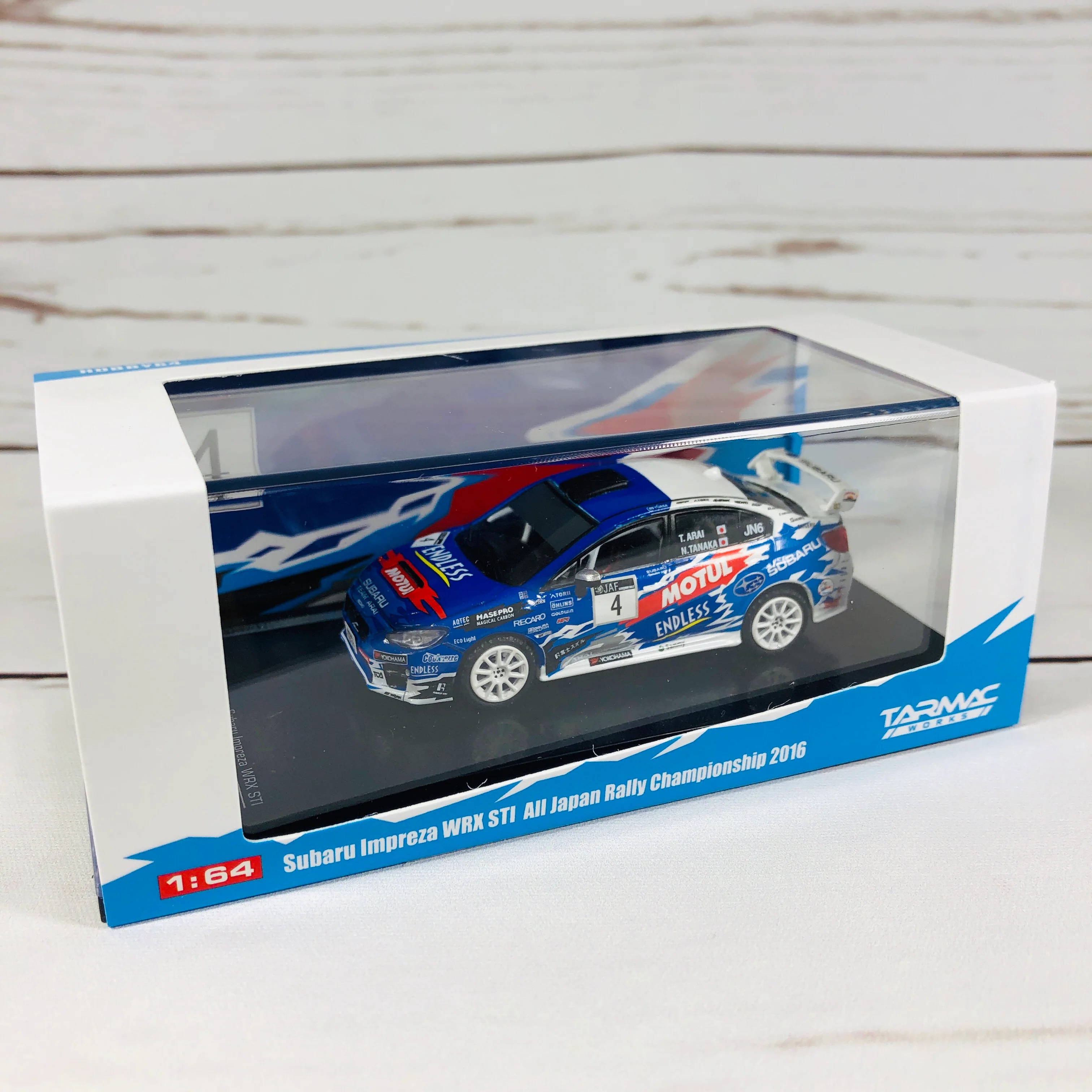 Tarmac Works 1/64 Subaru WRX STI All Japan Rally Championship 2016 #4 T64-016-JRC - Image 7