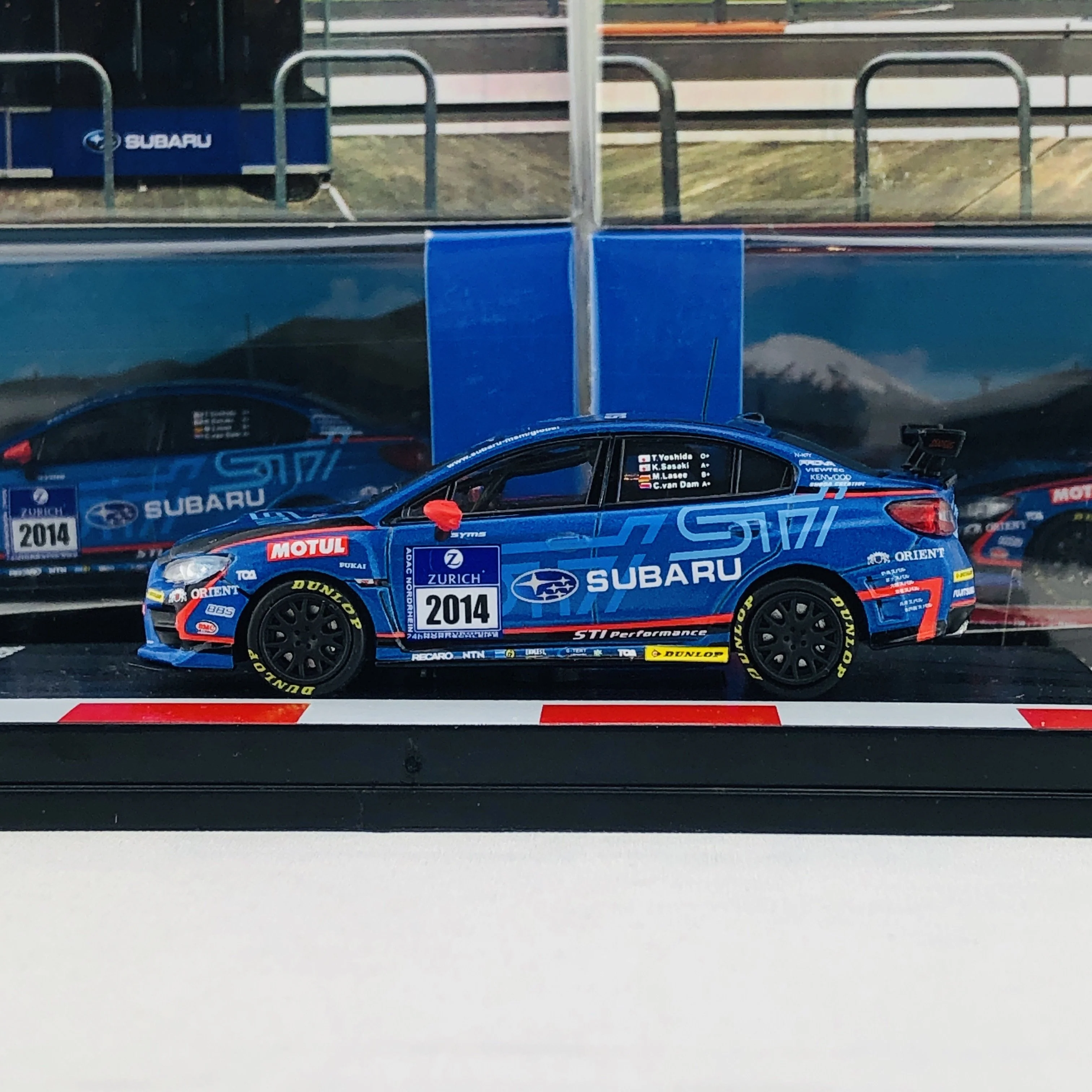Tarmac Works 1/64 Subaru WRX STI NBR 24H Challenge 2014 T64-016-14N24 - Image 2