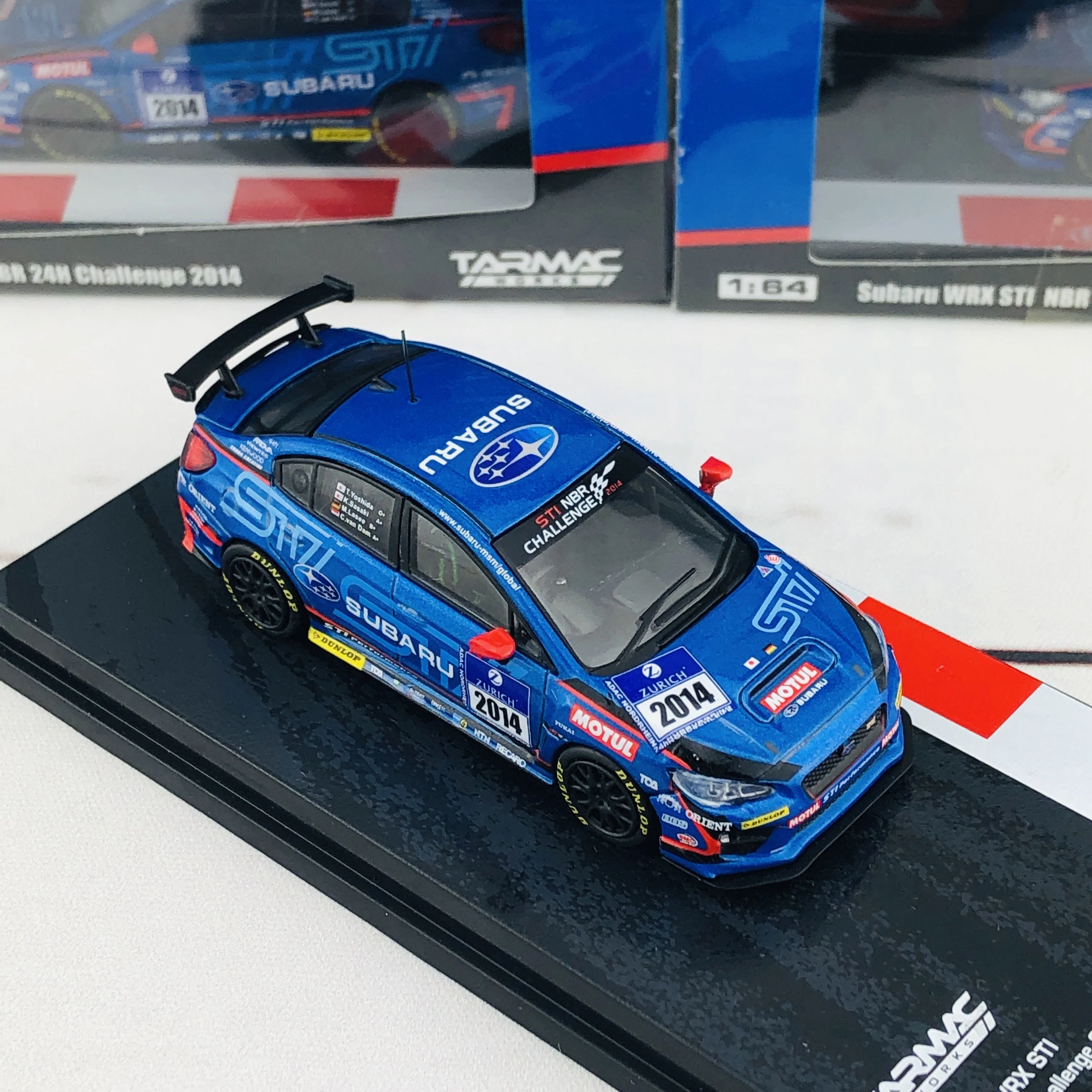 Tarmac Works 1/64 Subaru WRX STI NBR 24H Challenge 2014 T64-016-14N24 - Image 4