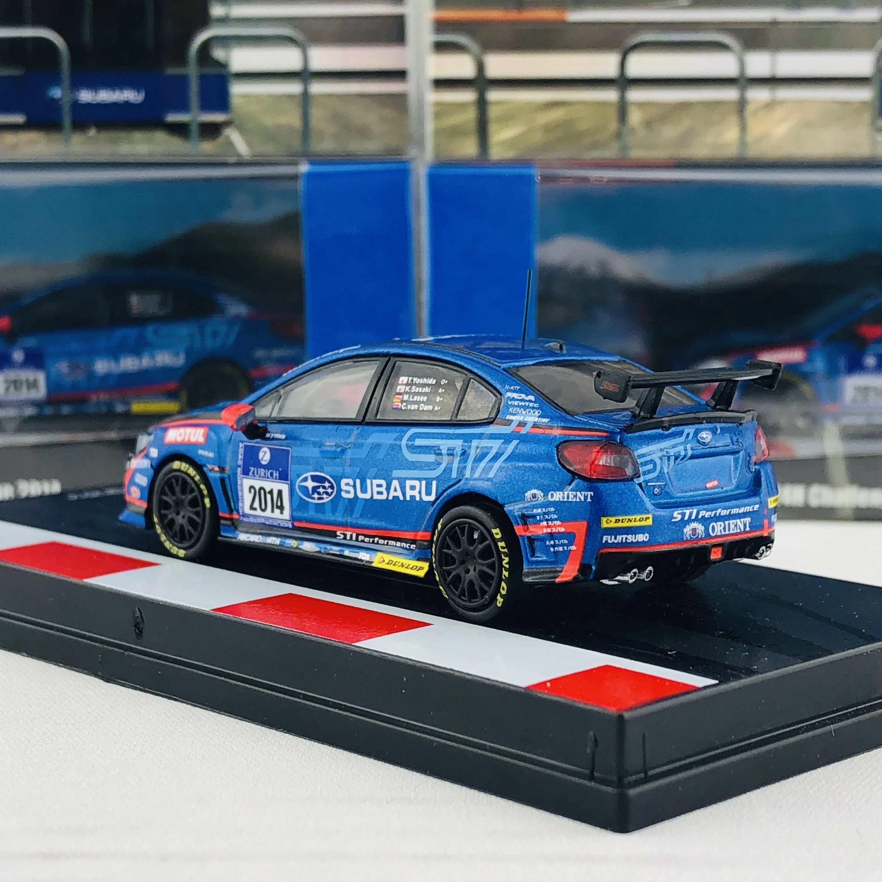 Tarmac Works 1/64 Subaru WRX STI NBR 24H Challenge 2014 T64-016-14N24 - Image 5