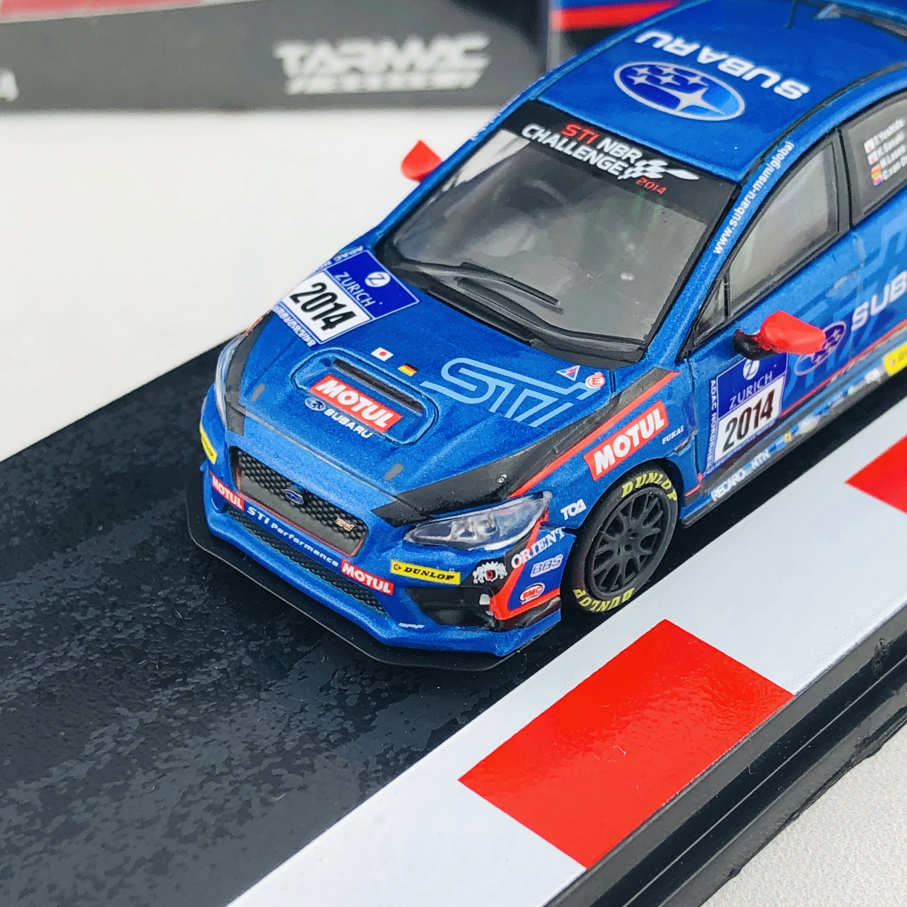 Tarmac Works 1/64 Subaru WRX STI NBR 24H Challenge 2014 T64-016-14N24 - Image 6