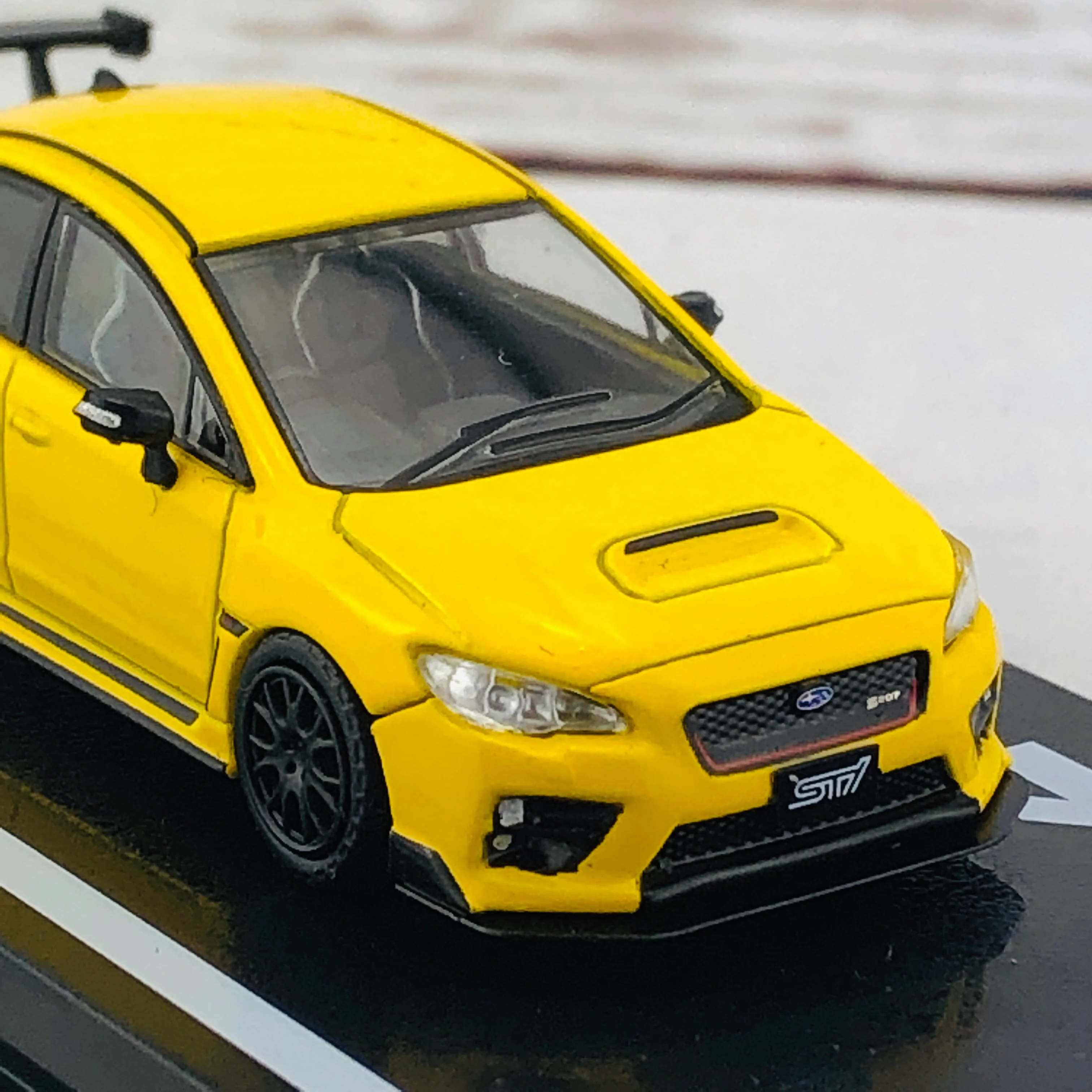 Tarmac Works 1/64 Subaru WRX STI S207 NBR Package Sunrise Yellow - Image 6
