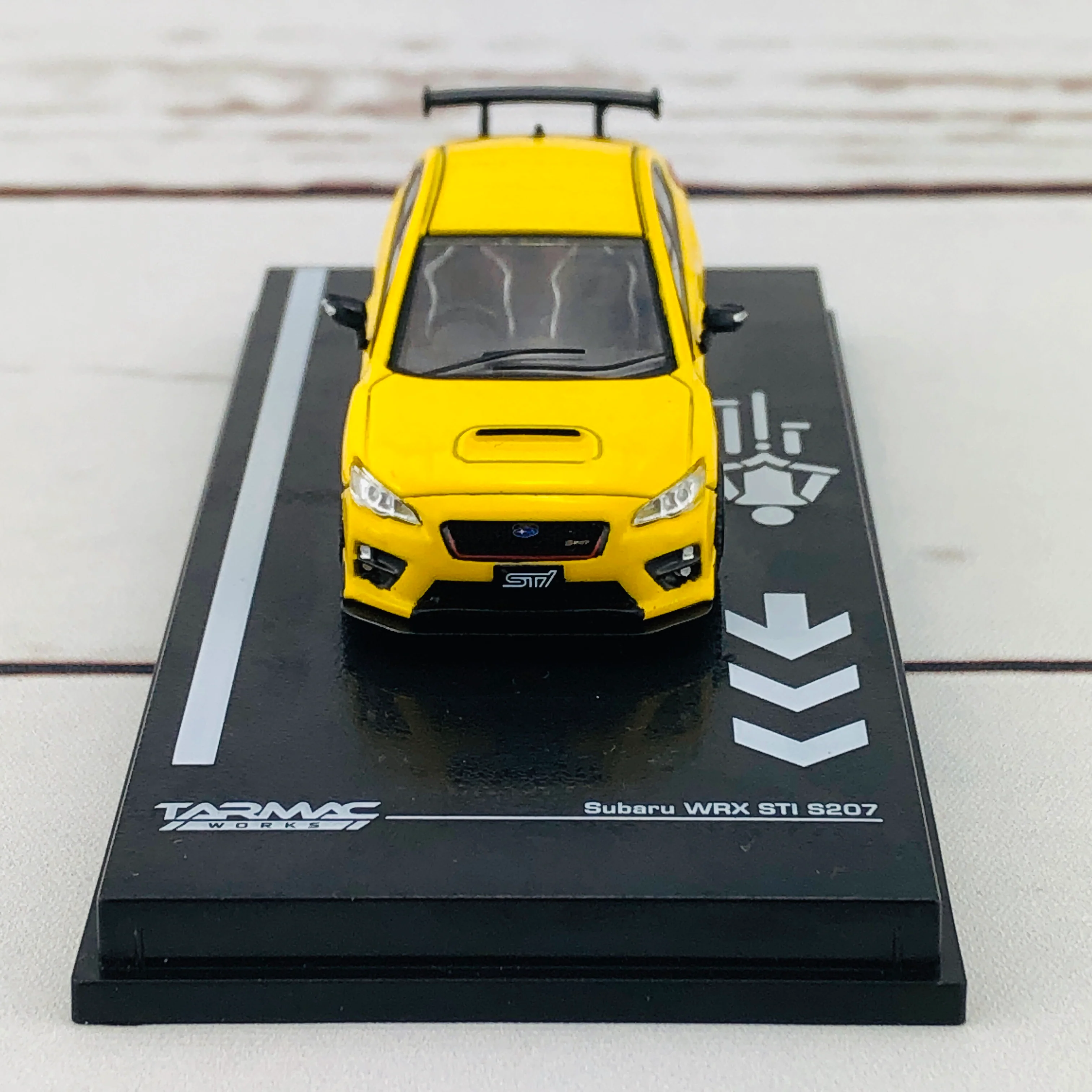 Tarmac Works 1/64 Subaru WRX STI S207 NBR Package Sunrise Yellow - Image 7