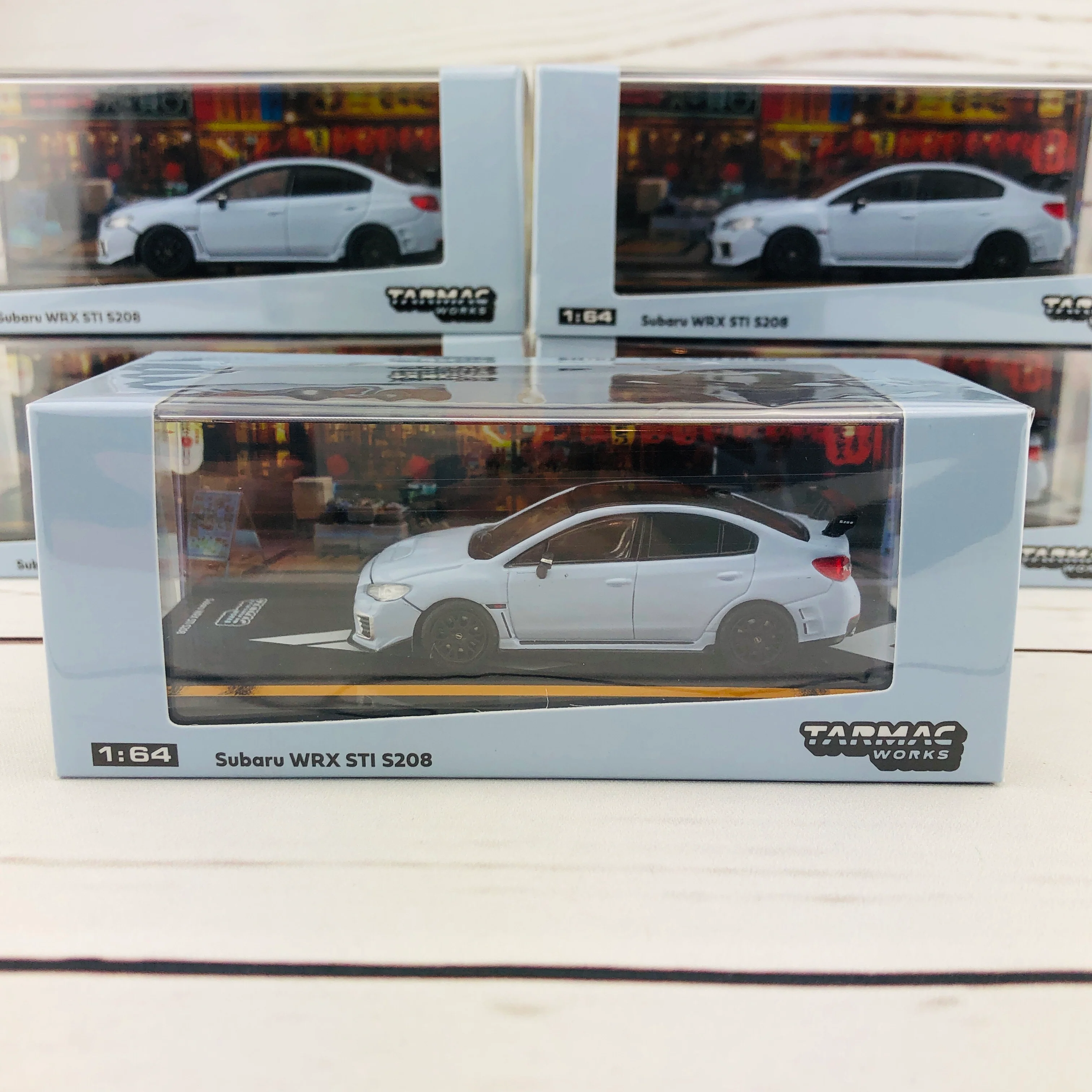 Tarmac Works 1/64 Subaru WRX STI S208 Grey T64-016-GY - Image 4