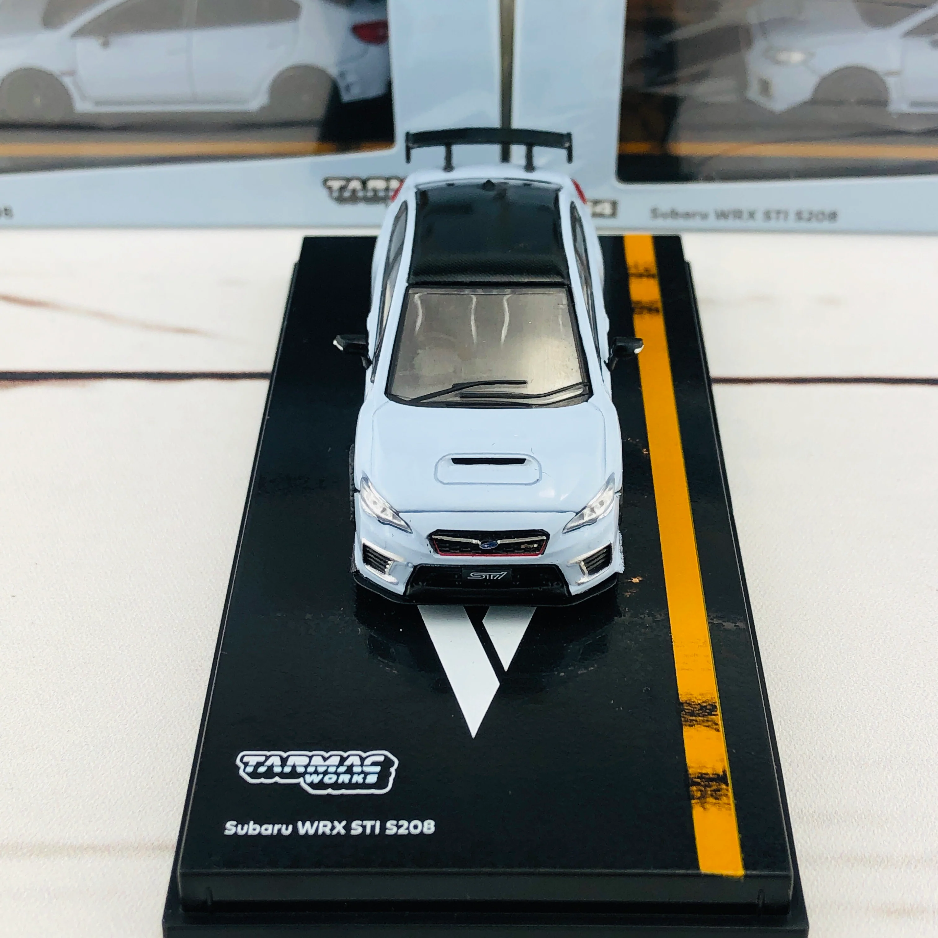 Tarmac Works 1/64 Subaru WRX STI S208 Grey T64-016-GY - Image 5