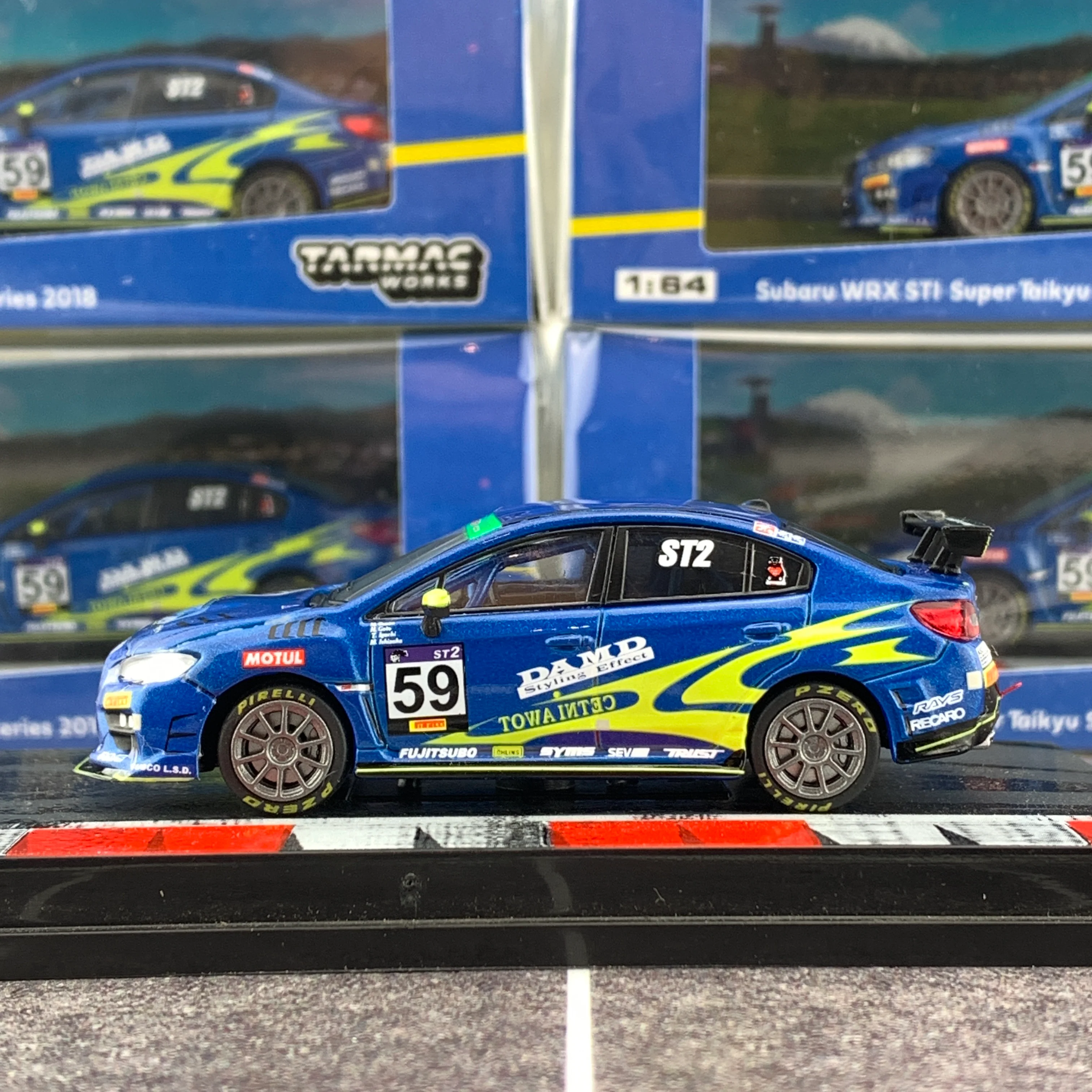 Tarmac Works 1/64 Subaru WRX STi Super Taikyu Series 2018 T64-016-18ST59 - Image 2