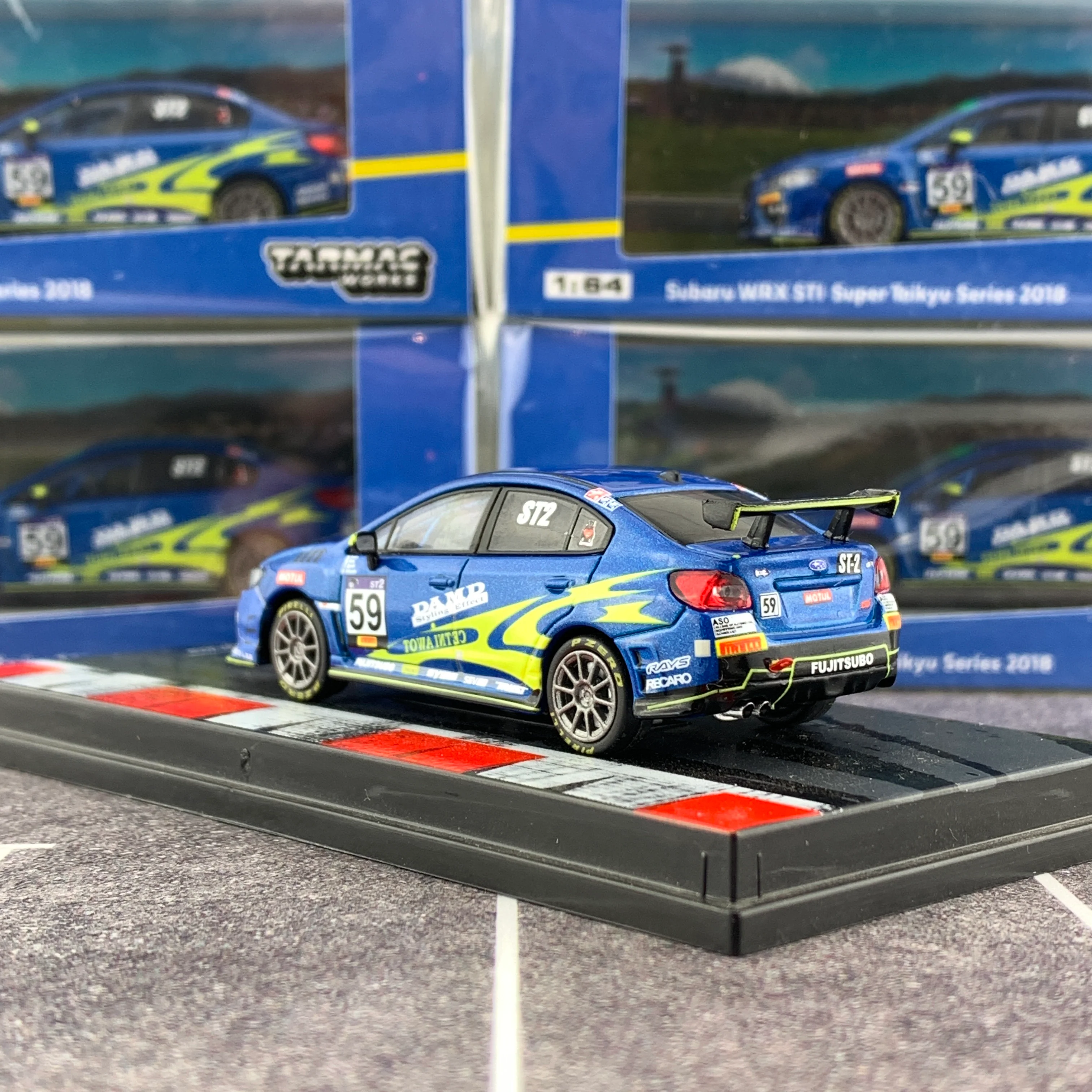 Tarmac Works 1/64 Subaru WRX STi Super Taikyu Series 2018 T64-016-18ST59 - Image 4