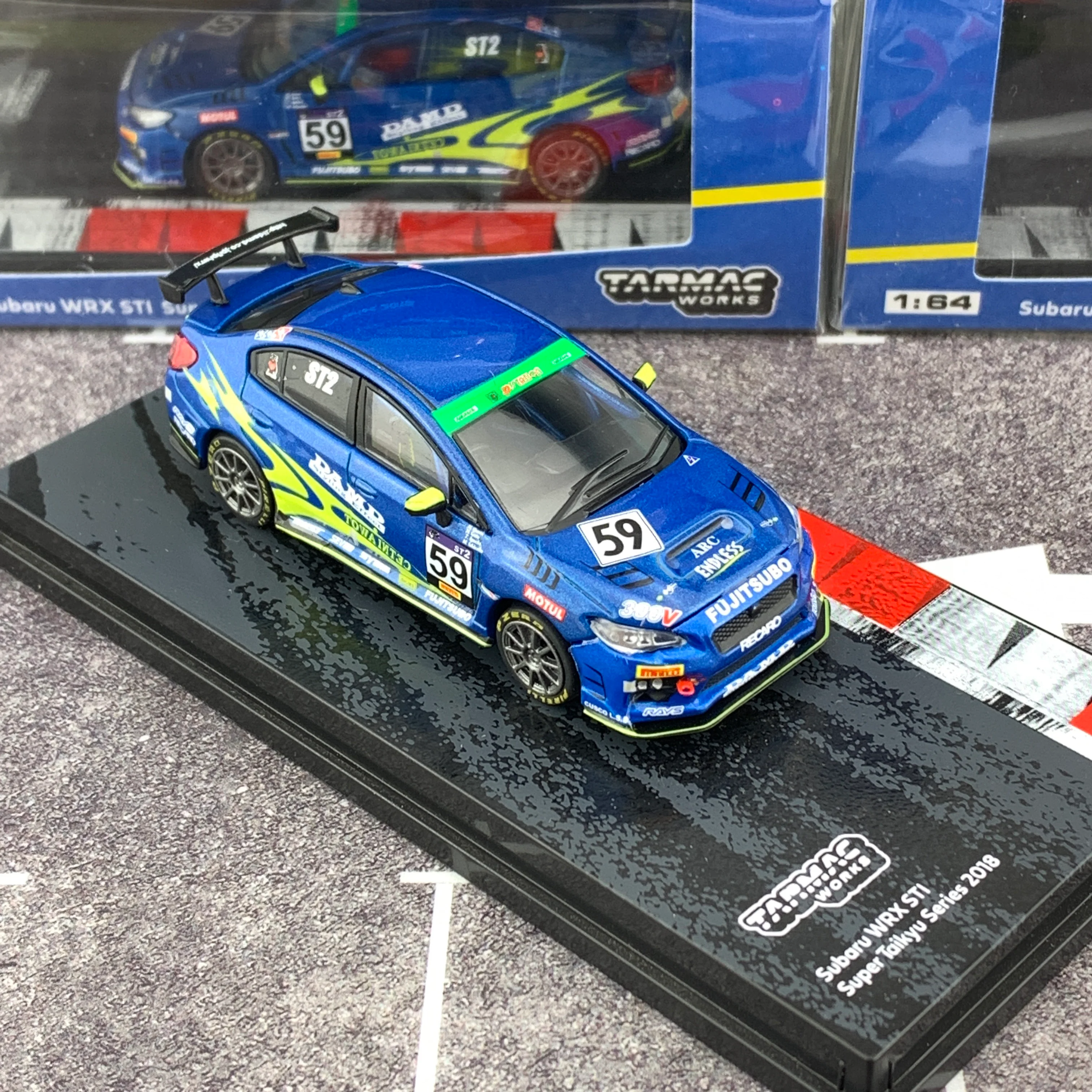 Tarmac Works 1/64 Subaru WRX STi Super Taikyu Series 2018 T64-016-18ST59 - Image 7