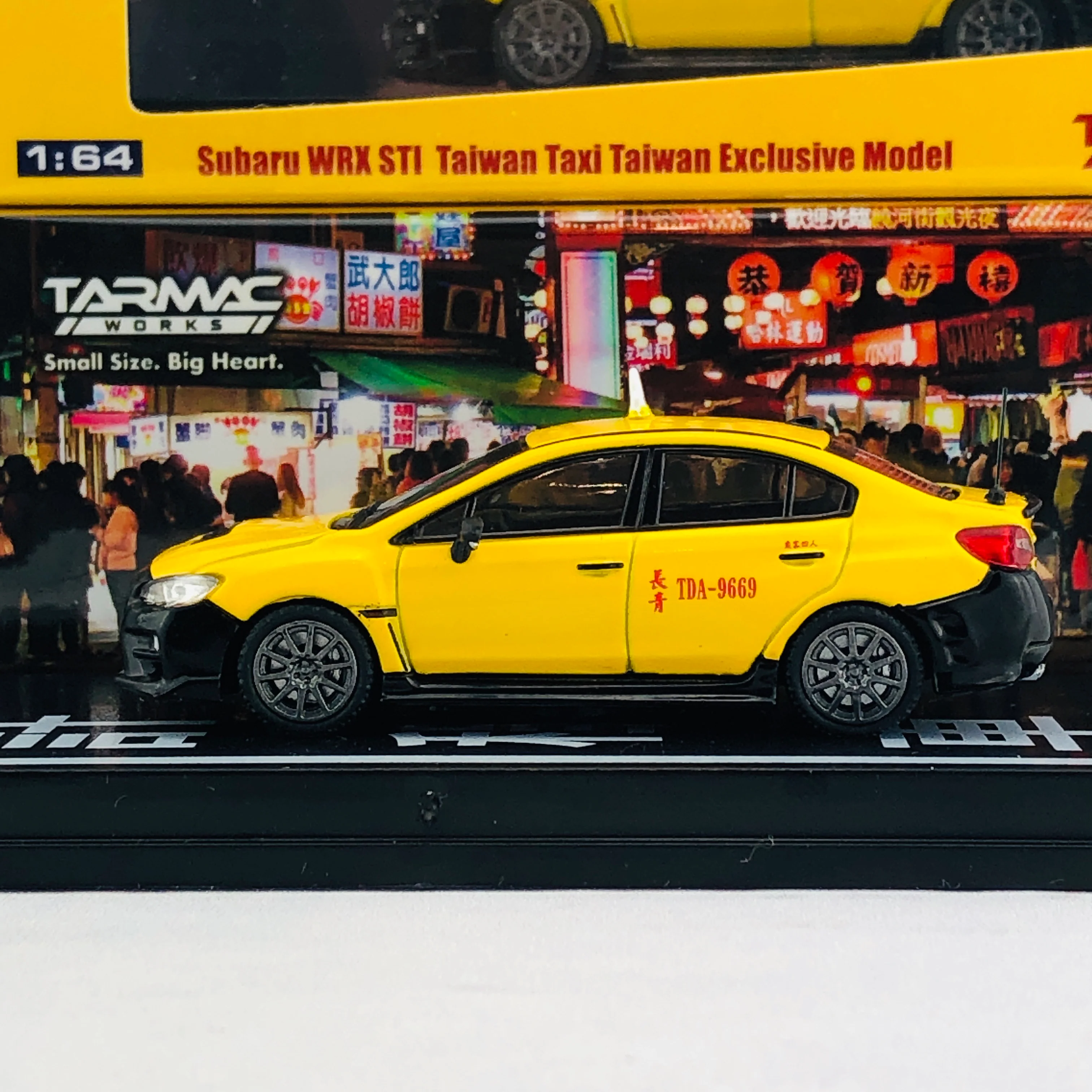 Tarmac Works 1/64 Subaru WRX STI Taiwan Taxi Limited to 1296 pcs T64-016-TA - Image 2
