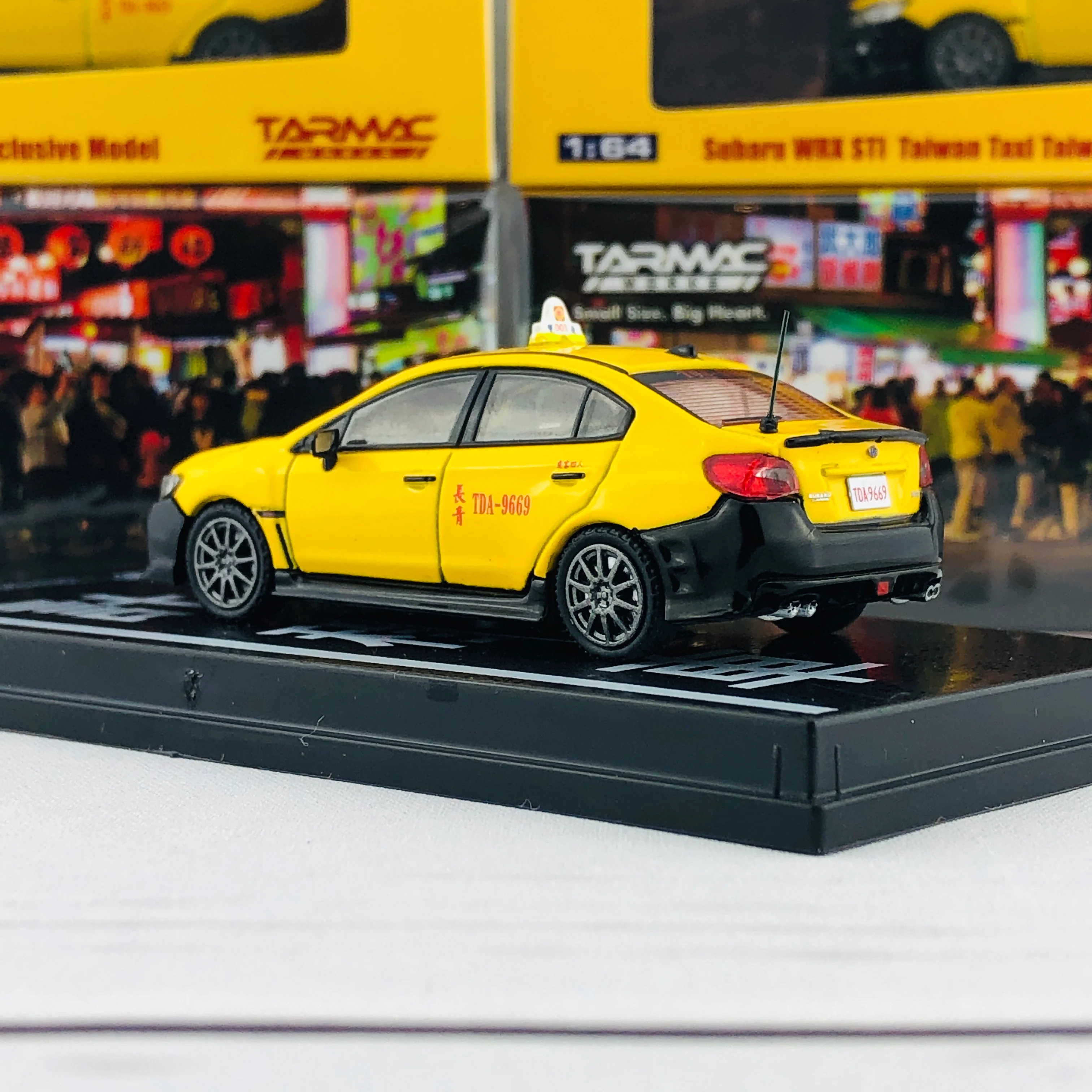Tarmac Works 1/64 Subaru WRX STI Taiwan Taxi Limited to 1296 pcs T64-016-TA - Image 4