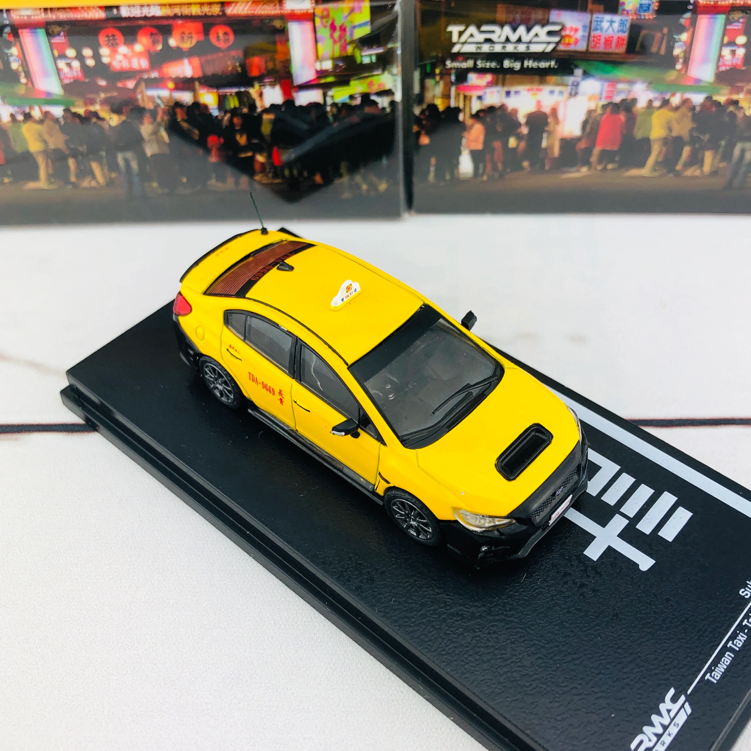 Tarmac Works 1/64 Subaru WRX STI Taiwan Taxi Limited to 1296 pcs T64-016-TA - Image 6