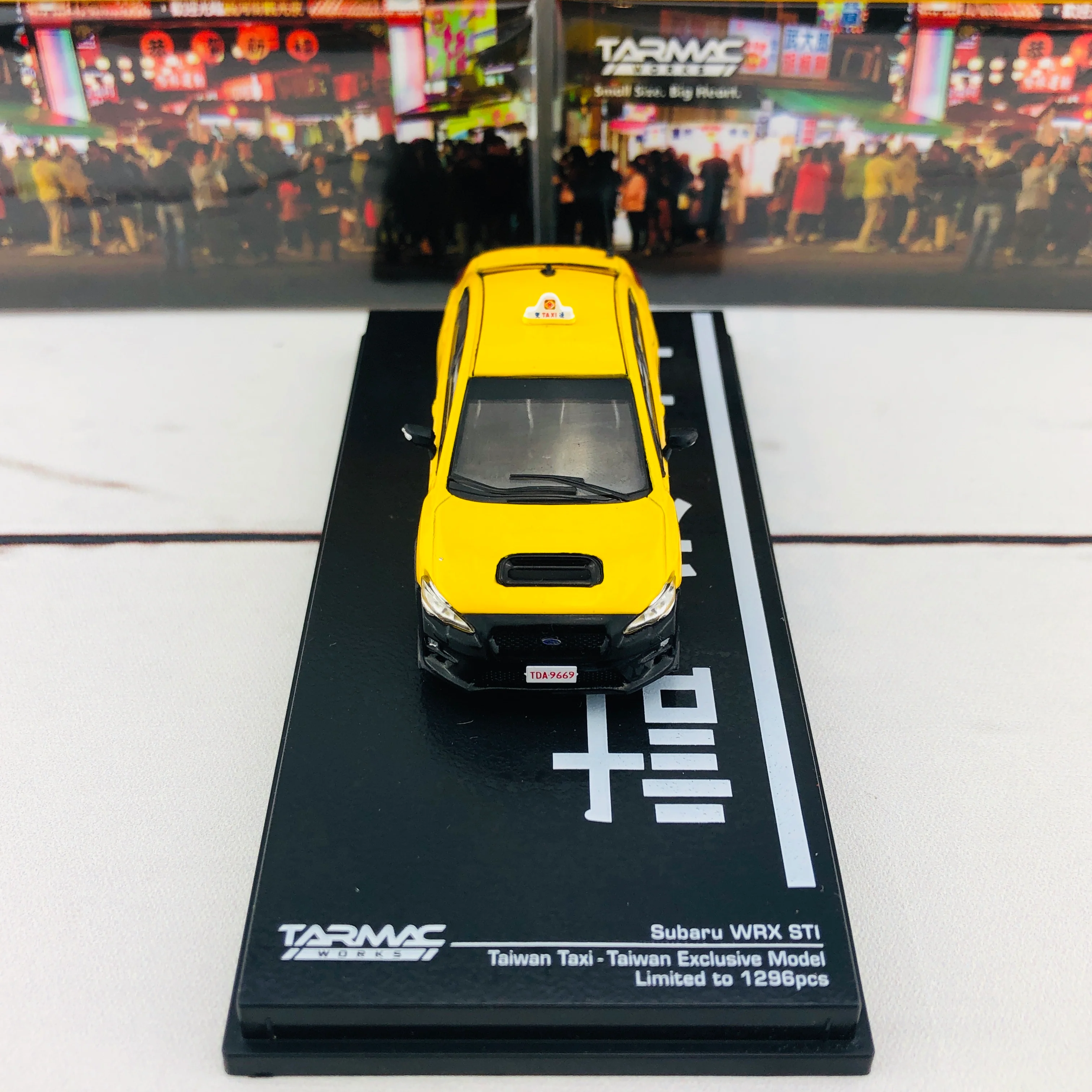Tarmac Works 1/64 Subaru WRX STI Taiwan Taxi Limited to 1296 pcs T64-016-TA - Image 7