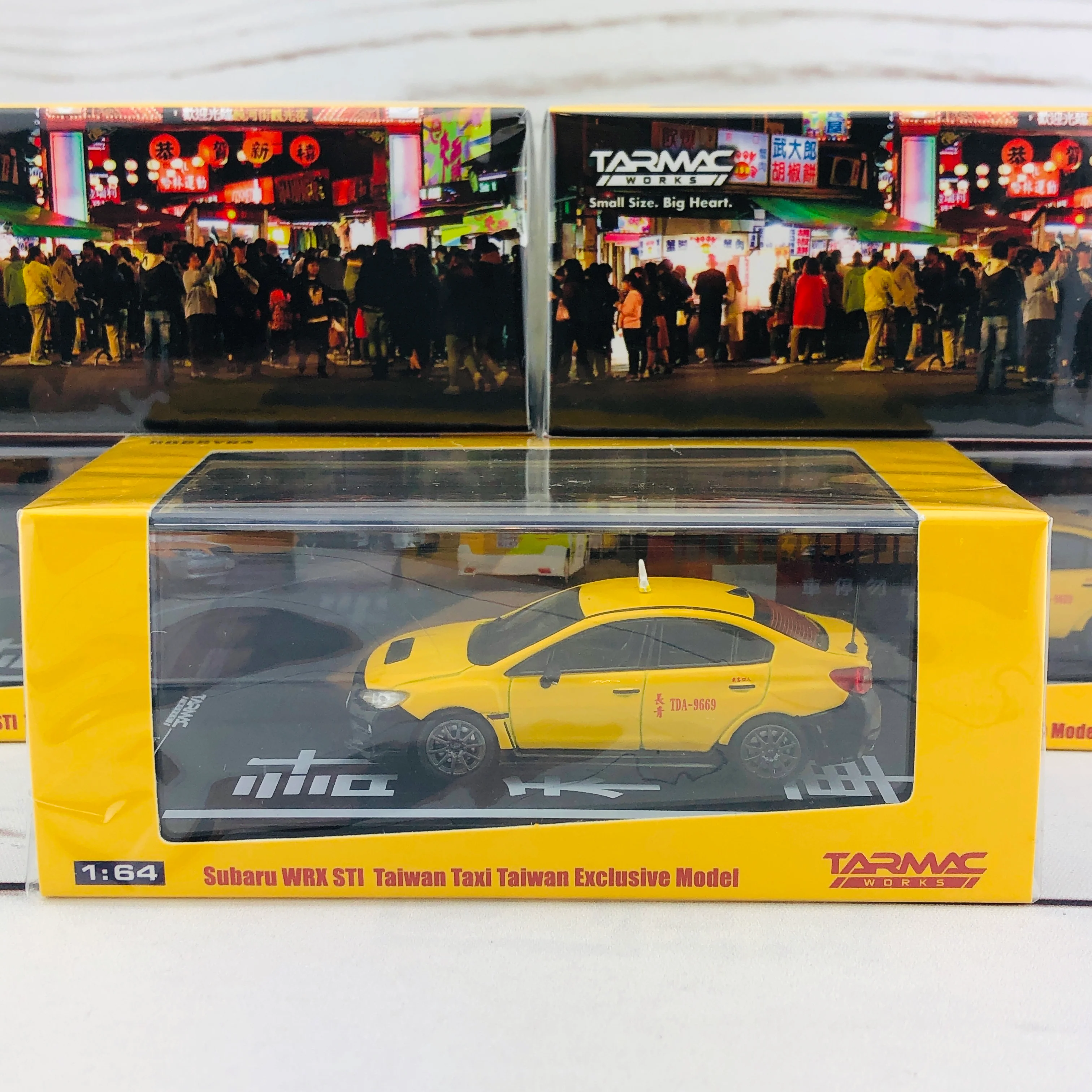 Tarmac Works 1/64 Subaru WRX STI Taiwan Taxi Limited to 1296 pcs T64-016-TA - Image 8