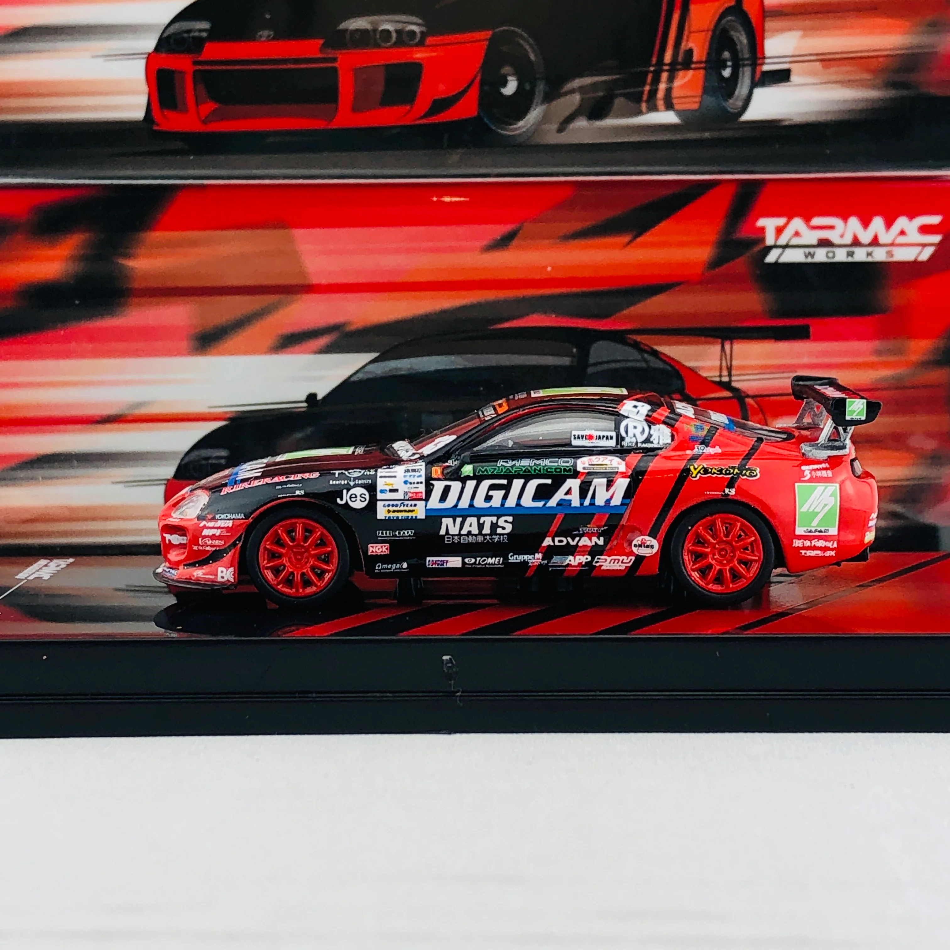 Tarmac Works 1/64 Toyota Supra D1 Grand Prix 2011 Max Orido T64-011-ADV - Image 2