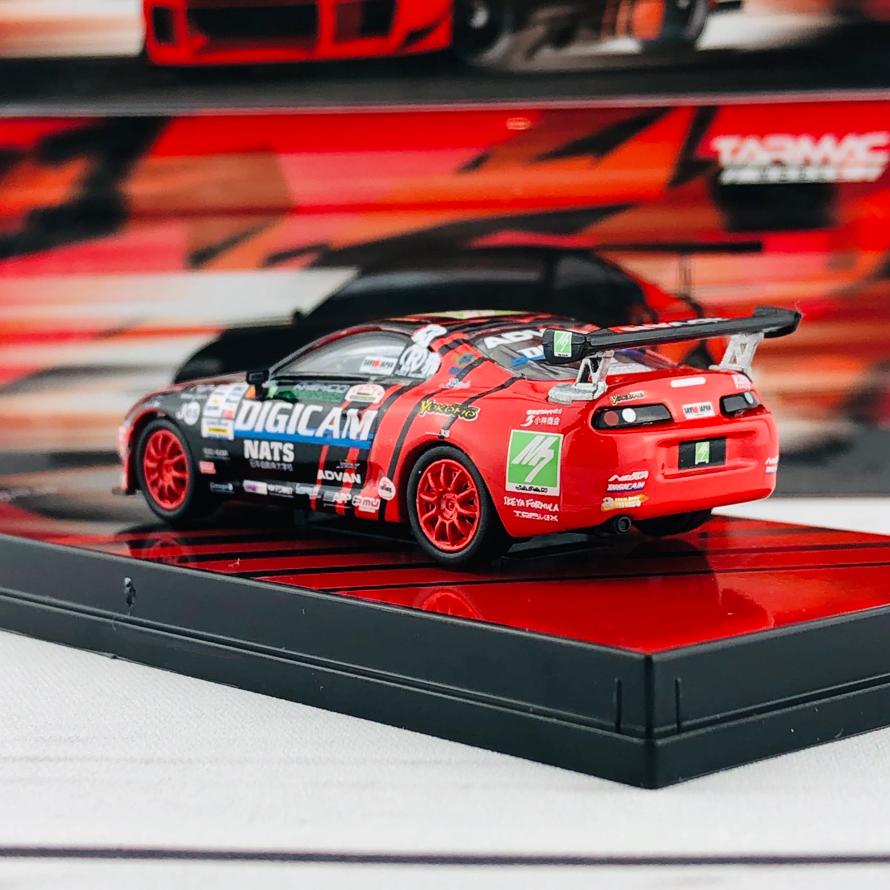 Tarmac Works 1/64 Toyota Supra D1 Grand Prix 2011 Max Orido T64-011-ADV - Image 4