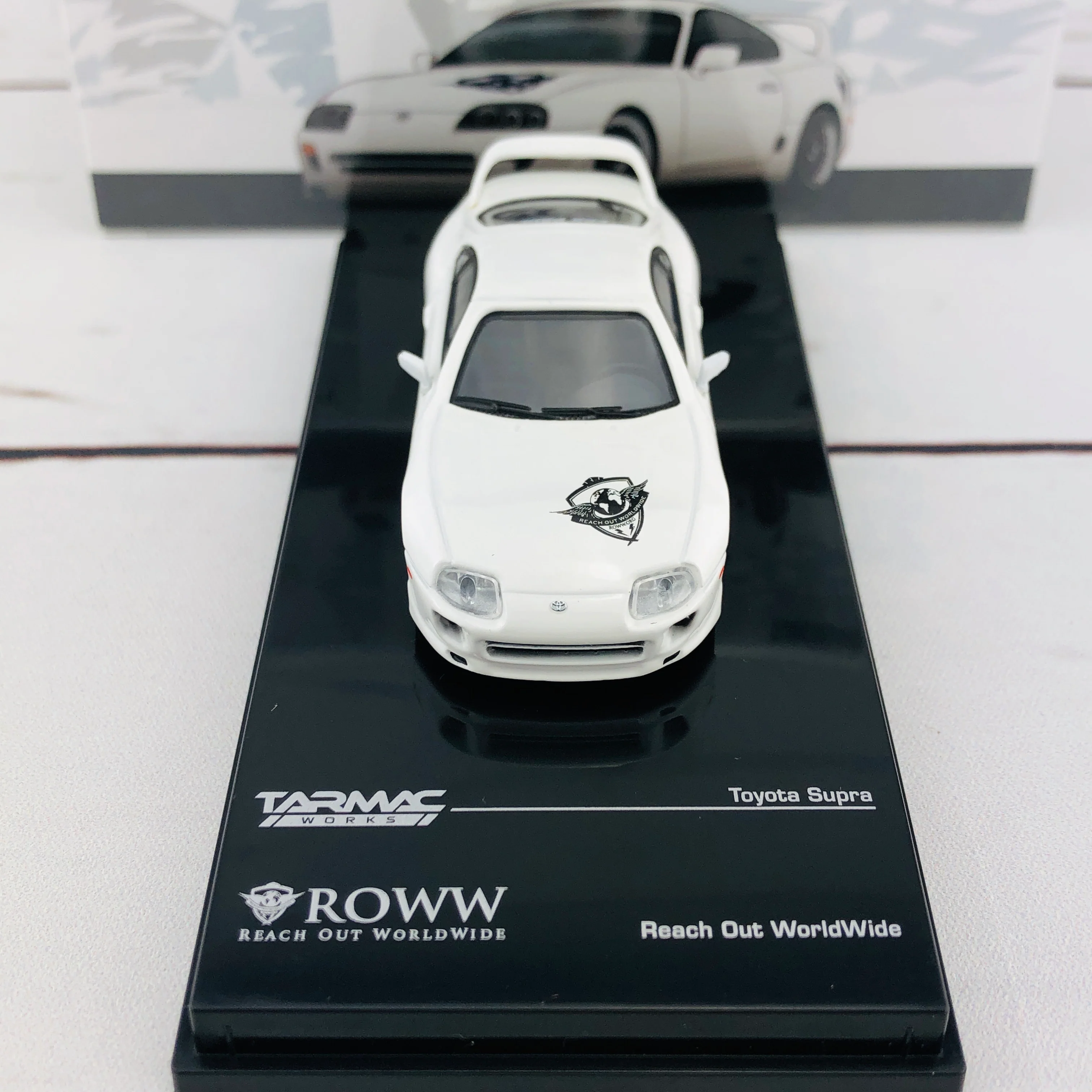 Tarmac Works 1/64 Toyota Supra ROWW Reach Out Worldwide T64-011-PAUL - Image 7