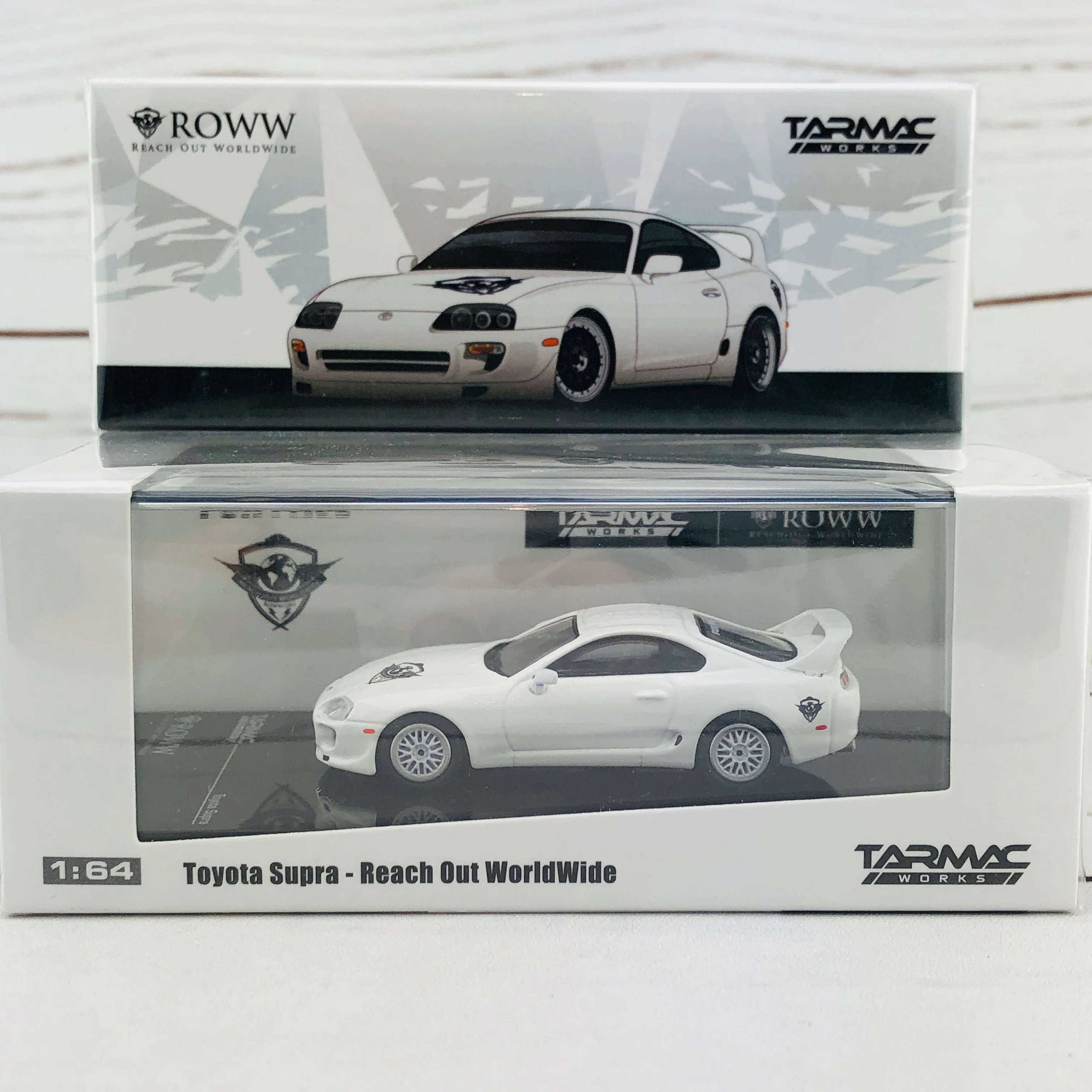 Tarmac Works 1/64 Toyota Supra ROWW Reach Out Worldwide T64-011-PAUL - Image 8