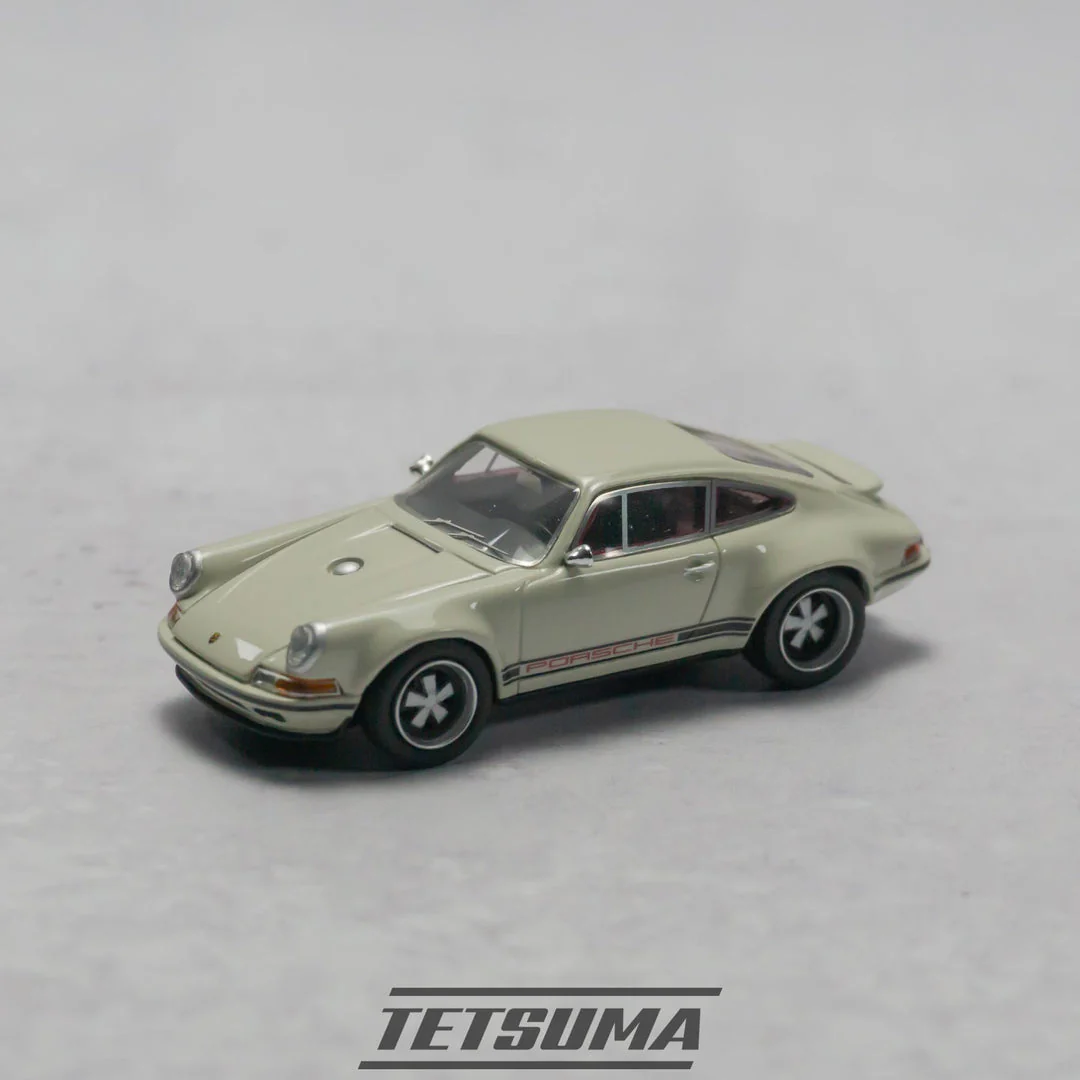 TETSUMA: PORSCHE 964 RESTOMOD v2 BRANDY WHITE 1:64 WCC19002 - Image 2