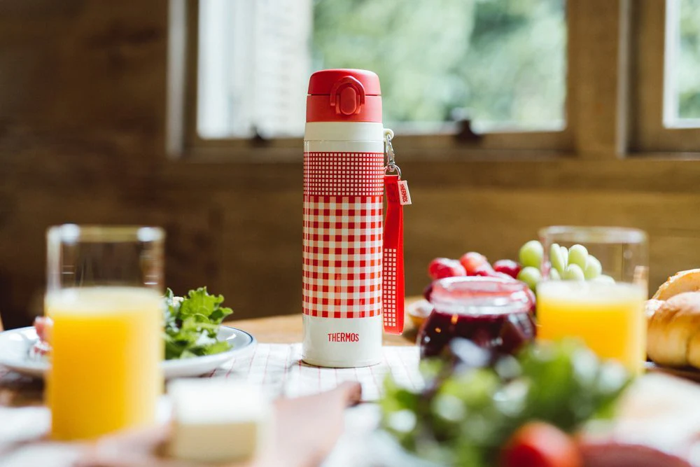 THERMOS bottle vacuum insulated 0.55L JNT-550 R-OR (4562344353533) - Image 5