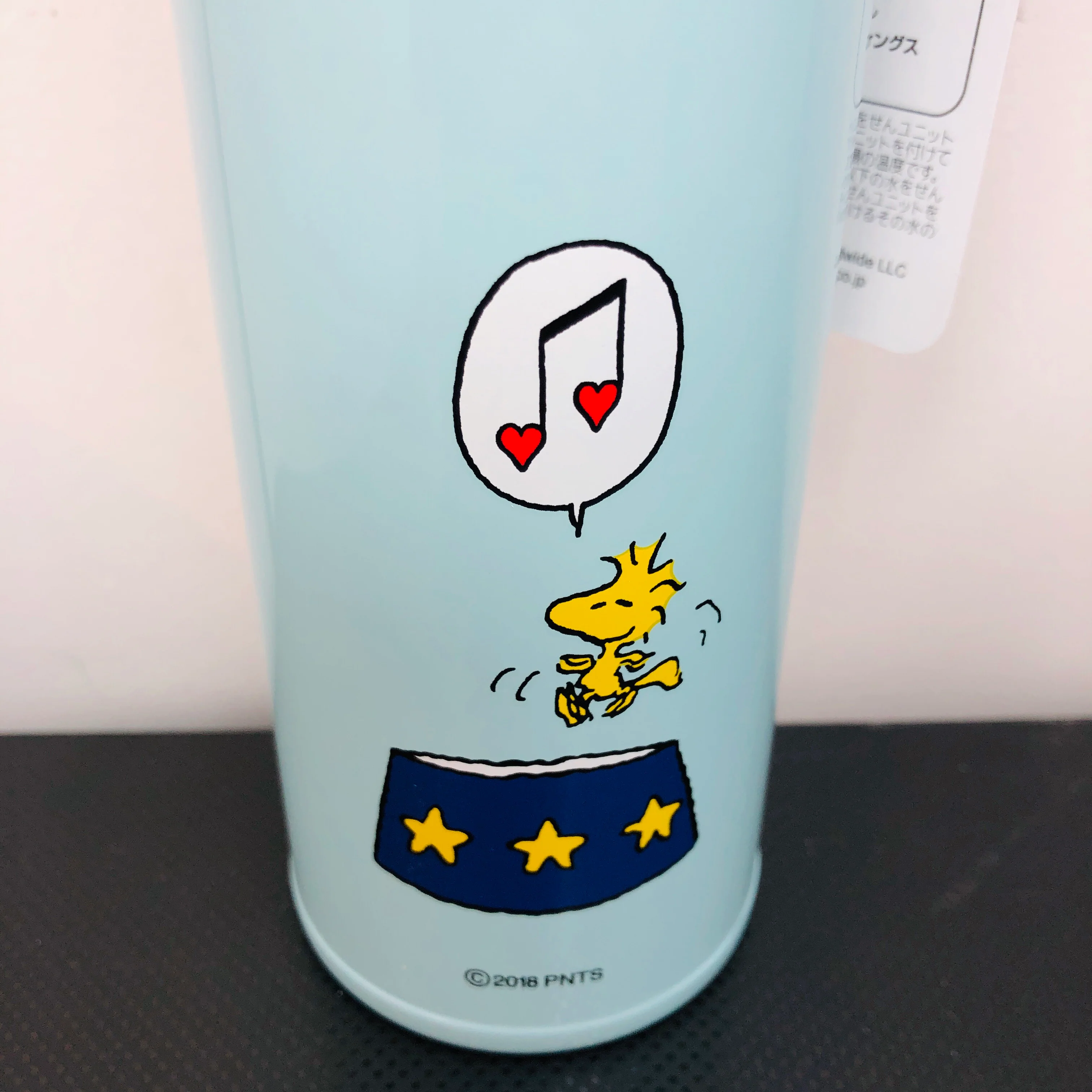 Thermos Japan x Peanuts Vaccum Insulated Bottle 0.4L Blue JNI-401PL (MBL) - Image 4
