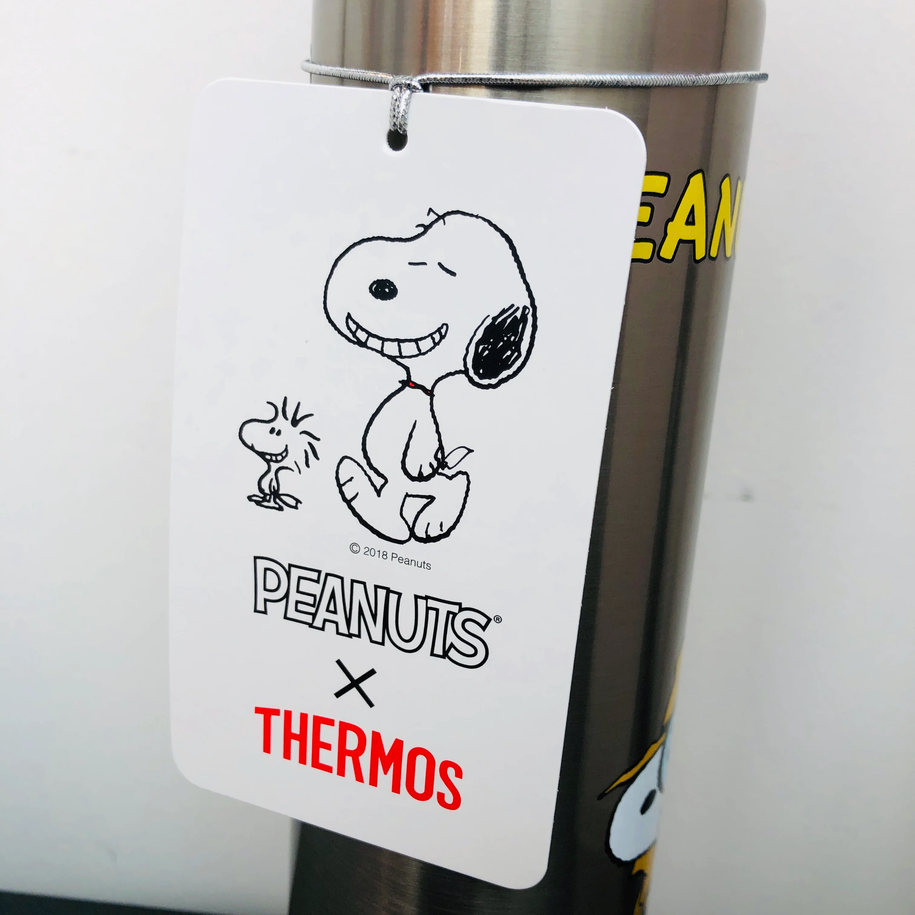 Thermos Japan x Peanuts Vaccum Insulated Bottle 0.4L Stainless Steel JNI-401PL (SRE) - Image 2