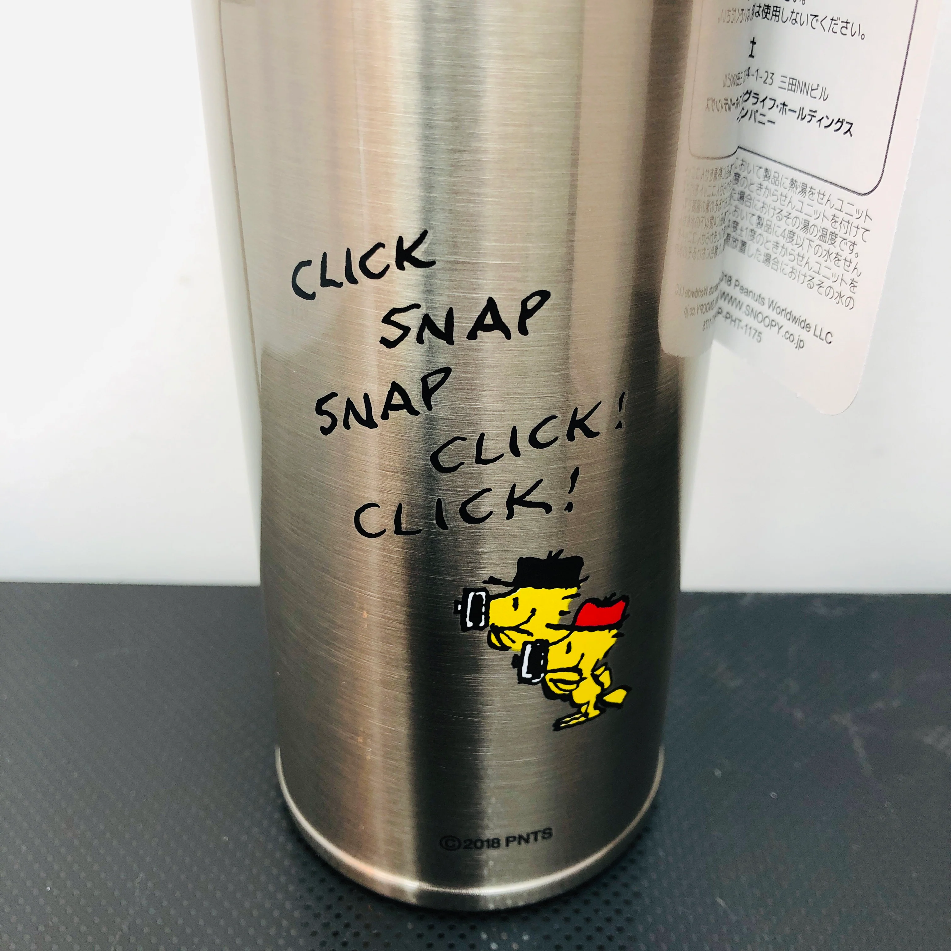 Thermos Japan x Peanuts Vaccum Insulated Bottle 0.4L Stainless Steel JNI-401PL (SRE) - Image 3