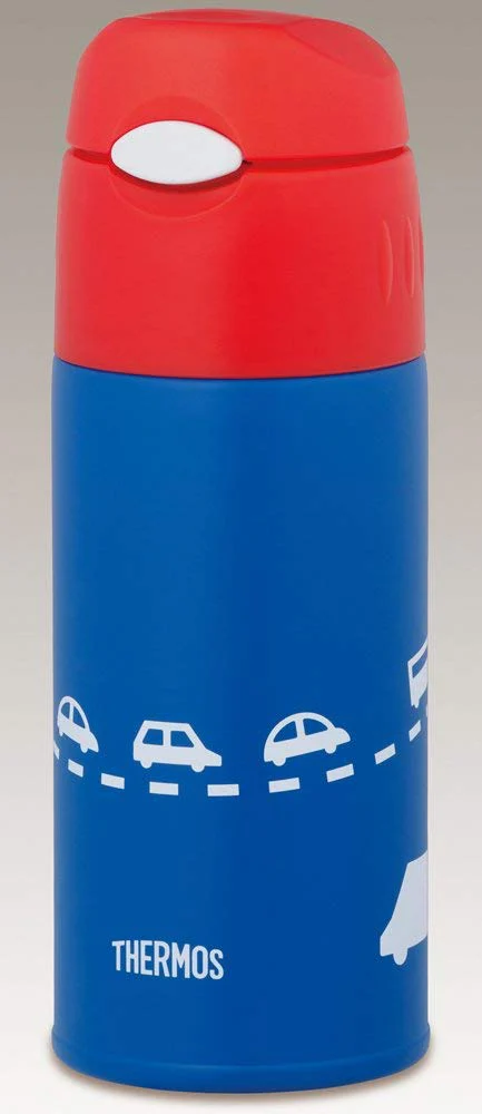 Thermos Vacuum Insulated Straw Bottle 0.4 L Blue Sky FHL-400F - Image 2