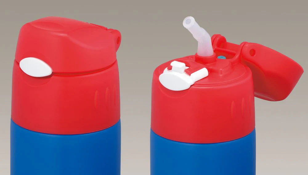 Thermos Vacuum Insulated Straw Bottle 0.4 L Blue Sky FHL-400F - Image 3