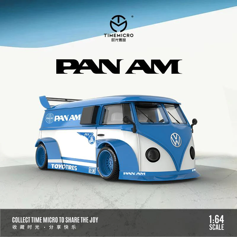 TIME MICRO 1/64 T1 Van PAN AM TM642914 - Image 2