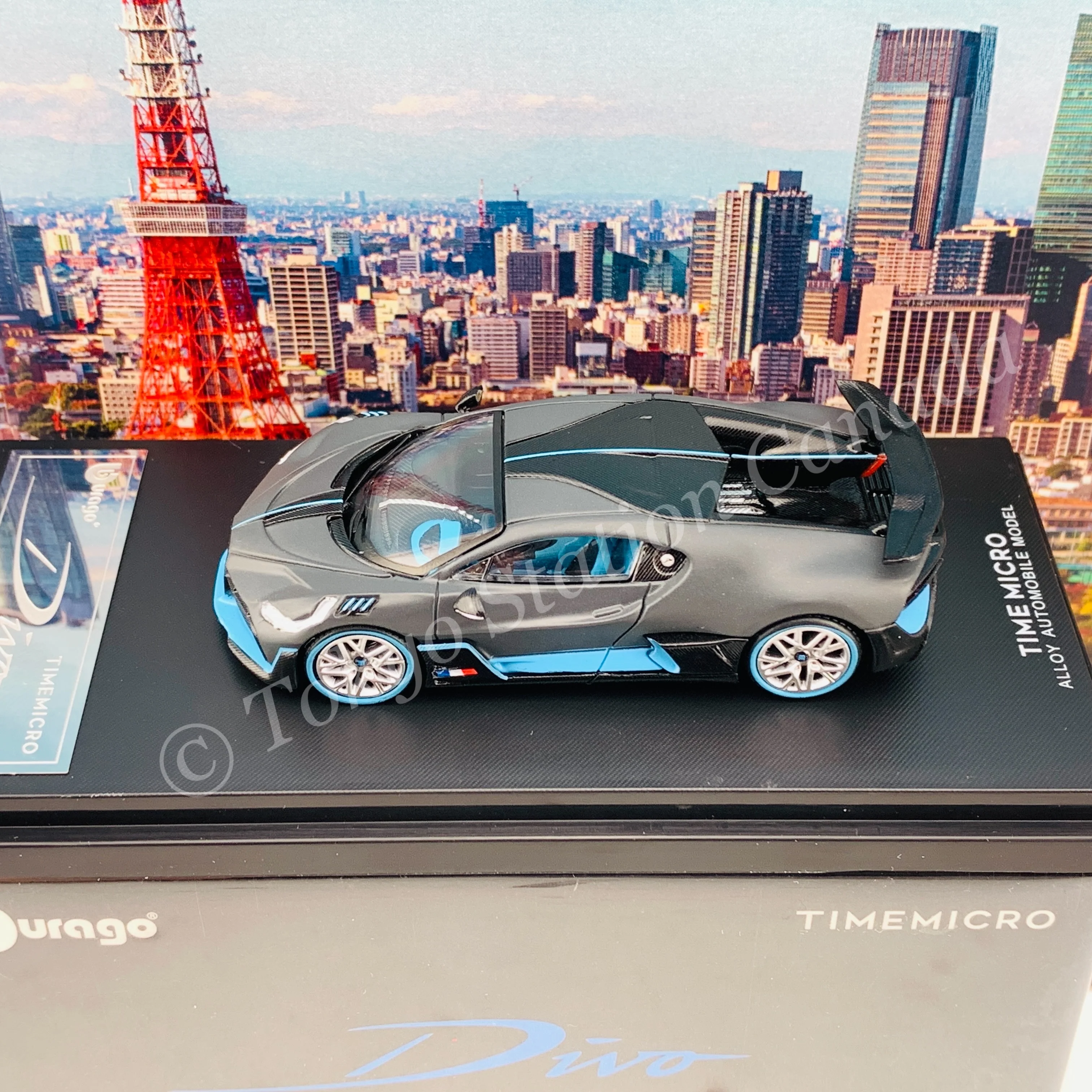 TIME MICRO x Bburago 1/64 Bugatti DIVO TM640901 - Image 4