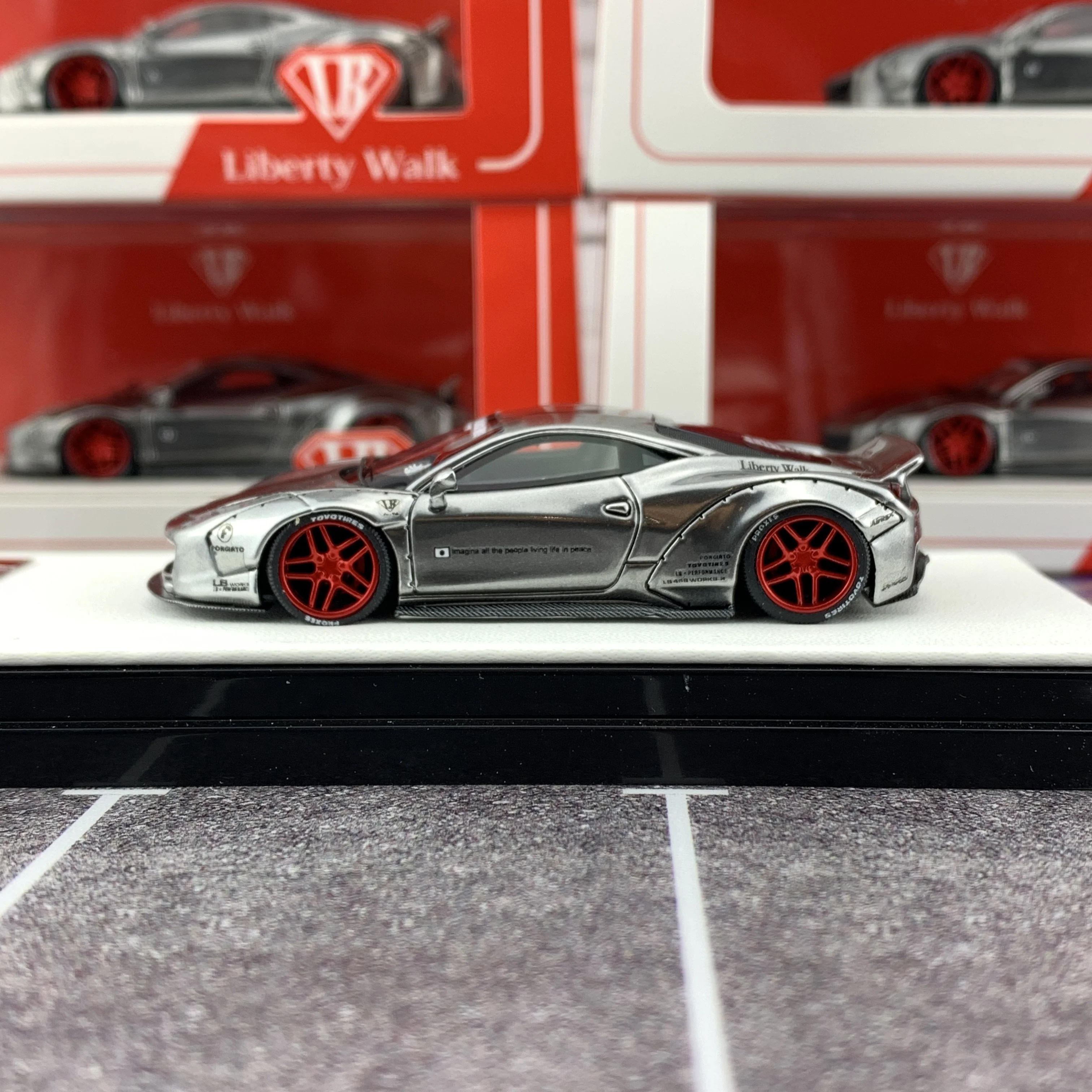 Timothy & Pierre 1/64 Liberty Walk Performance Ferrari 458 Resin Made Model Car - Image 2