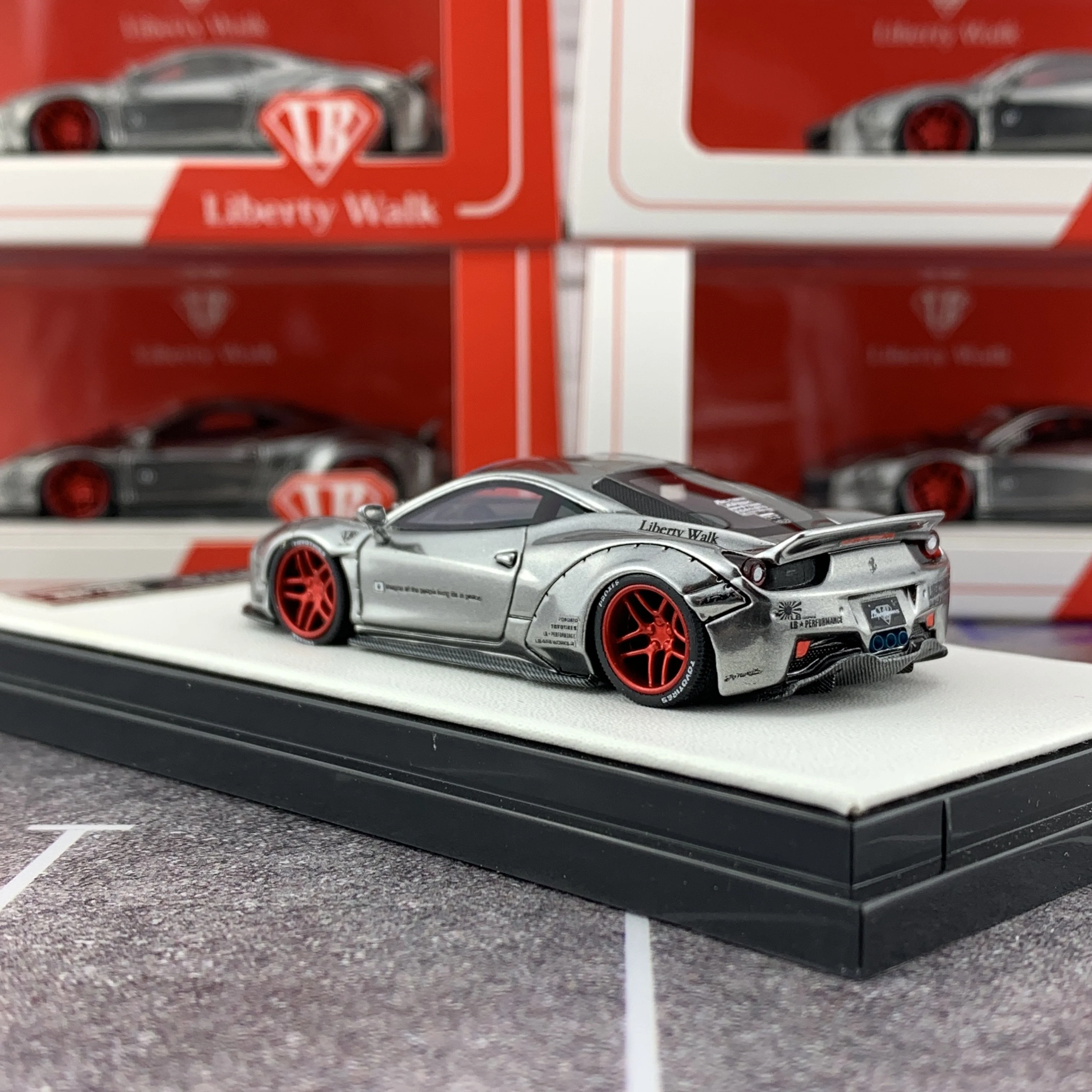 Timothy & Pierre 1/64 Liberty Walk Performance Ferrari 458 Resin Made Model Car - Image 3