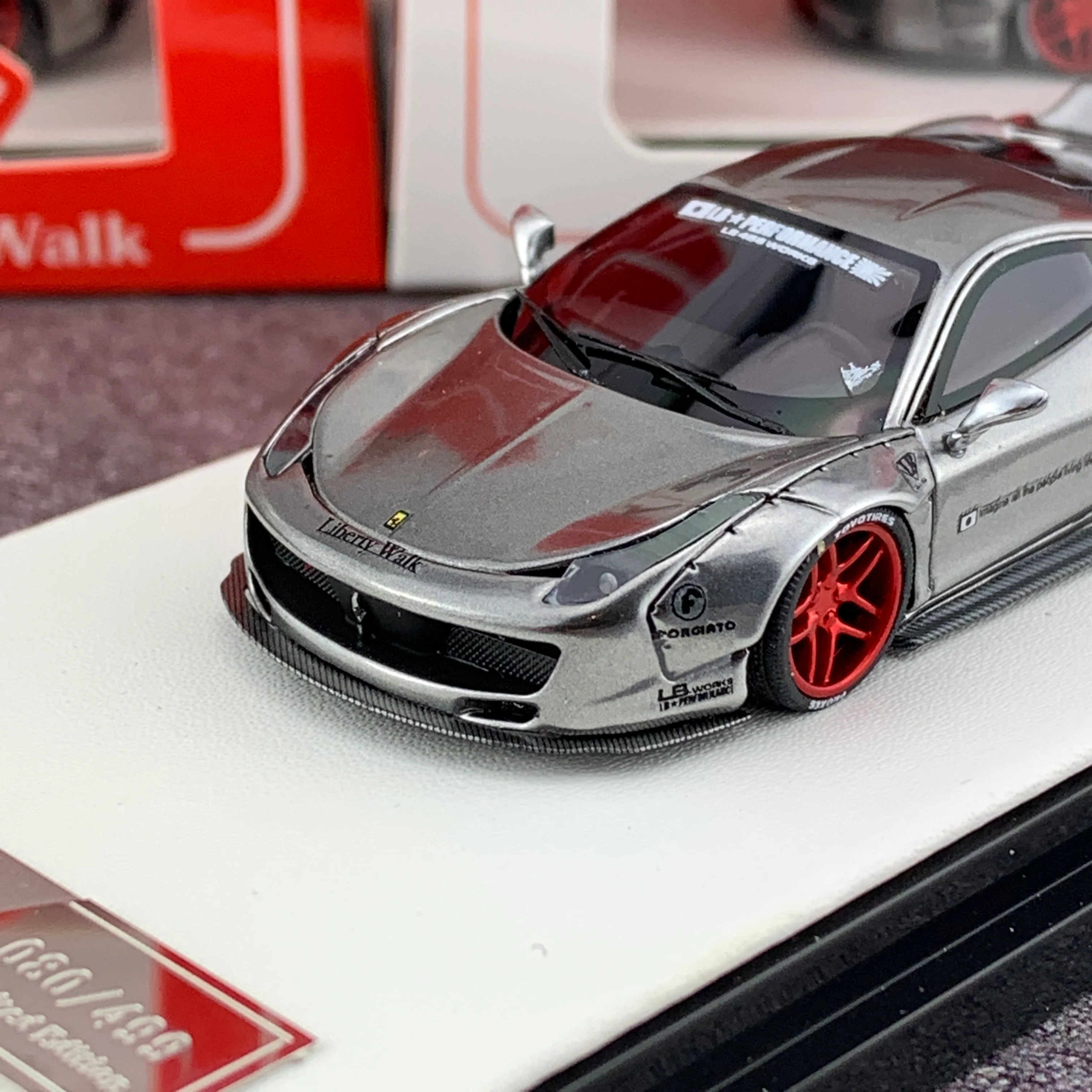 Timothy & Pierre 1/64 Liberty Walk Performance Ferrari 458 Resin Made Model Car - Image 4