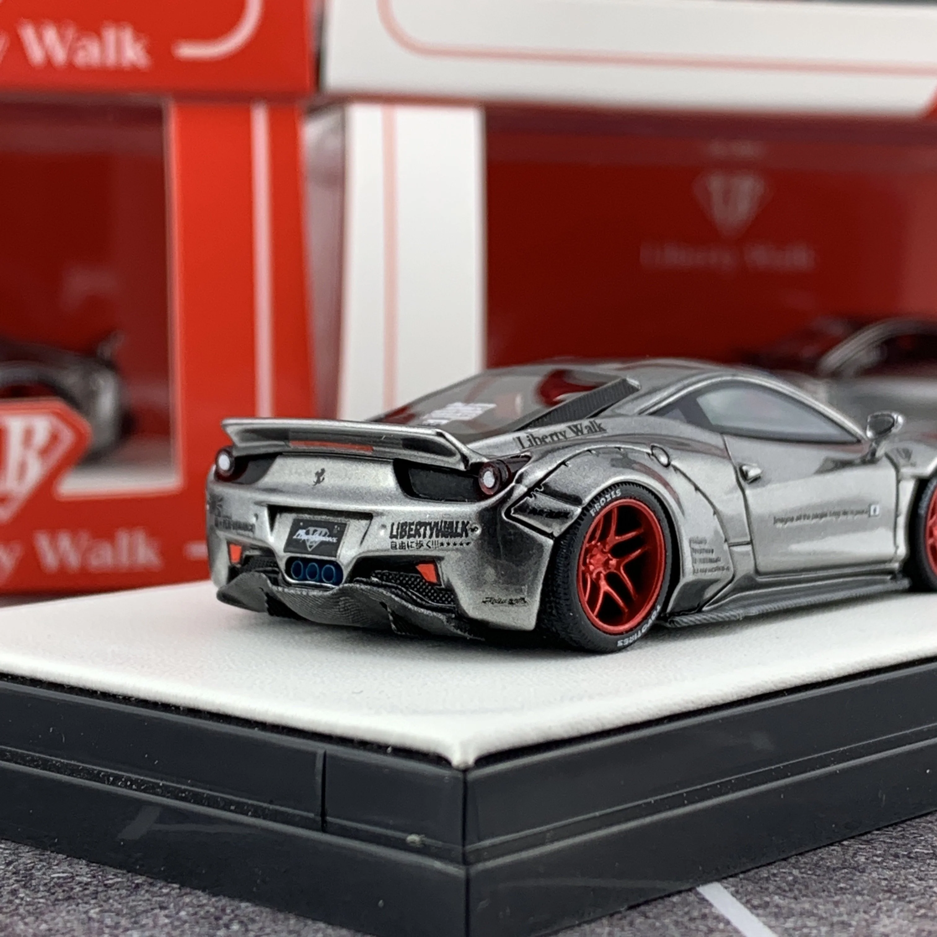 Timothy & Pierre 1/64 Liberty Walk Performance Ferrari 458 Resin Made Model Car - Image 5