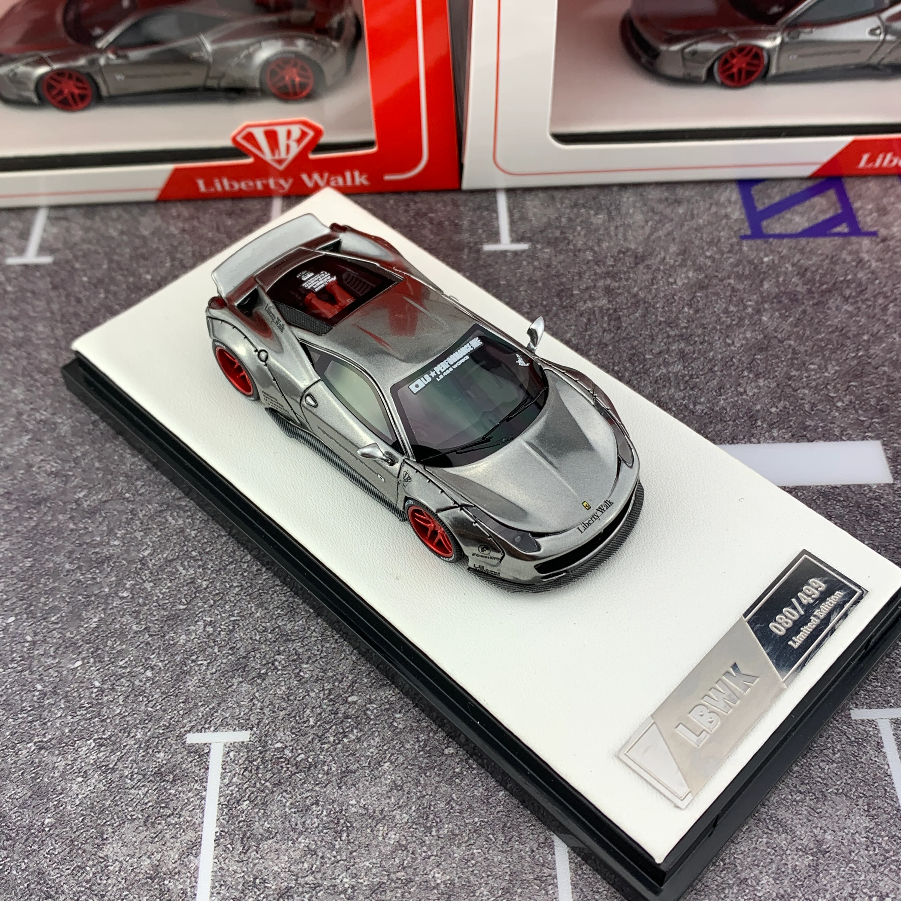 Timothy & Pierre 1/64 Liberty Walk Performance Ferrari 458 Resin Made Model Car - Image 6