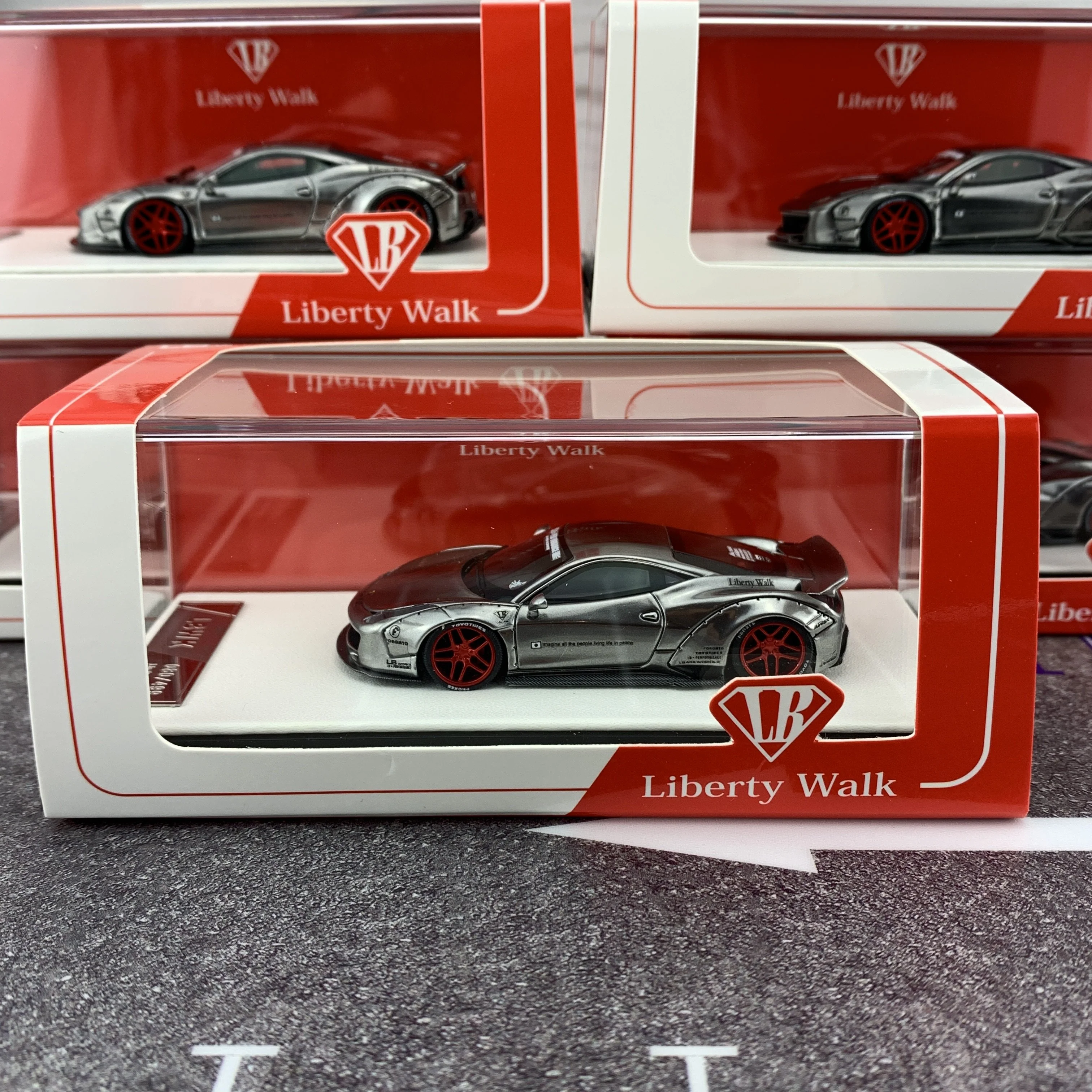 Timothy & Pierre 1/64 Liberty Walk Performance Ferrari 458 Resin Made Model Car - Image 7