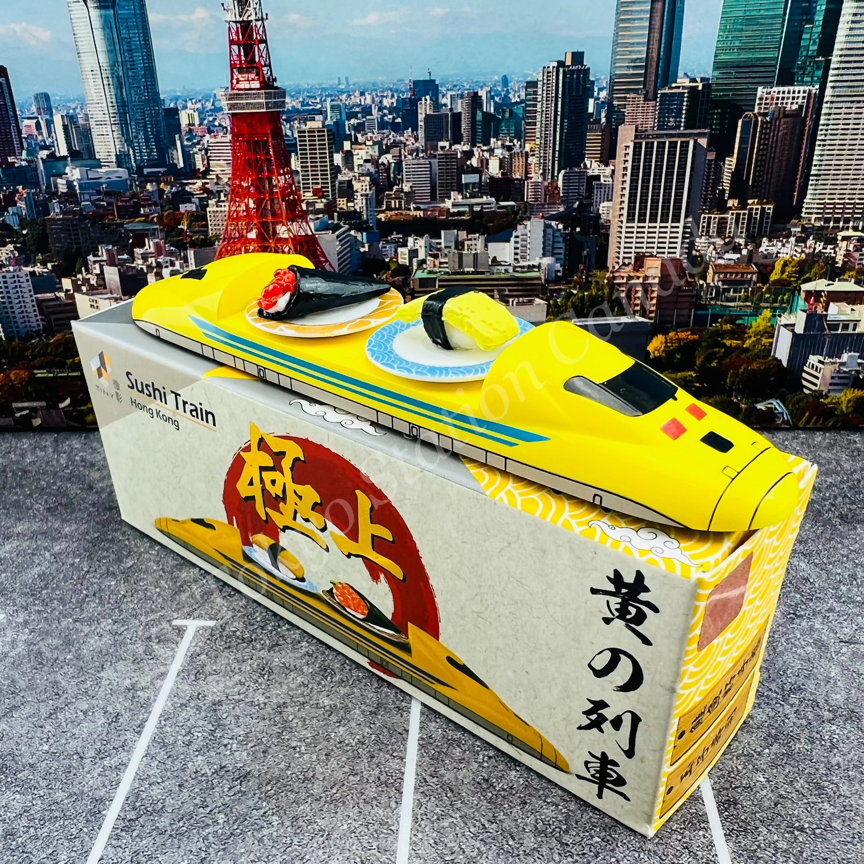 TINY 微影 02 Gokujo Sushi Train - Yellow STR002 - Image 4
