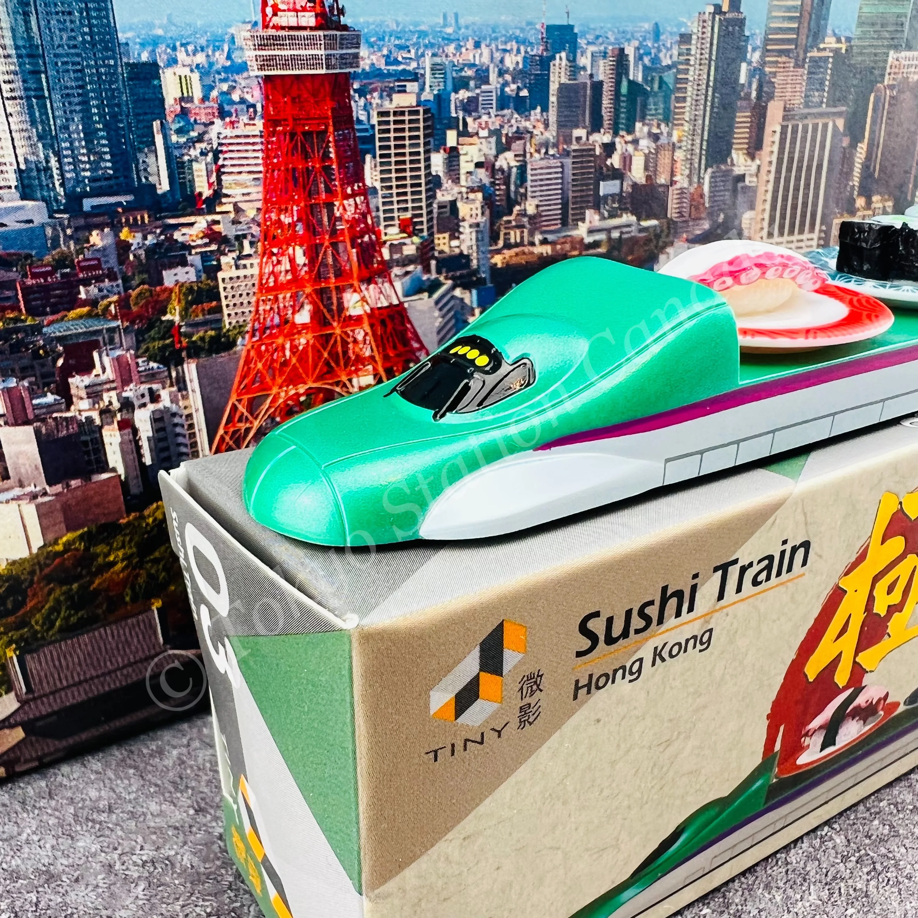 TINY 微影 03 Gokujo Sushi Train - Green STR003 - Image 3