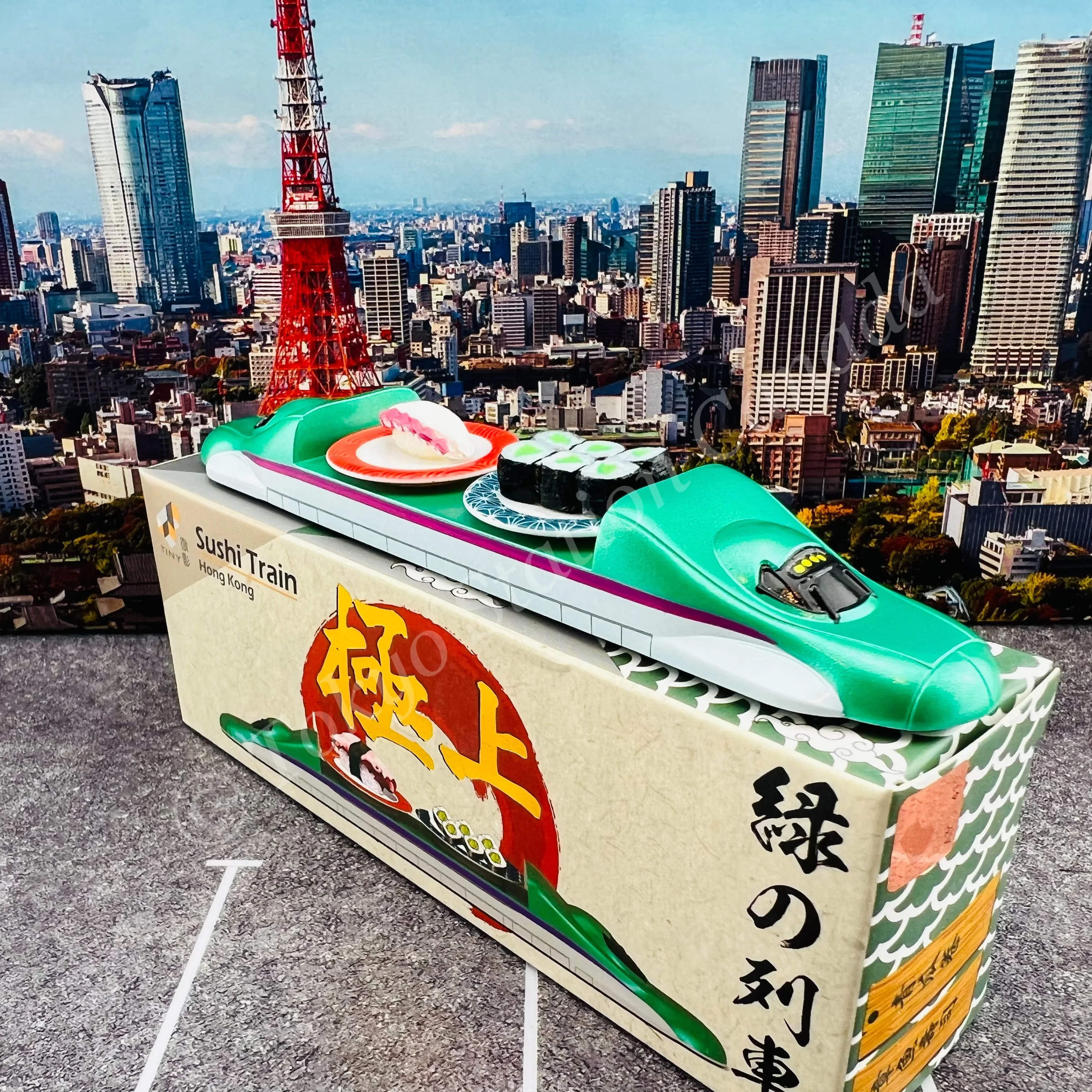 TINY 微影 03 Gokujo Sushi Train - Green STR003 - Image 4
