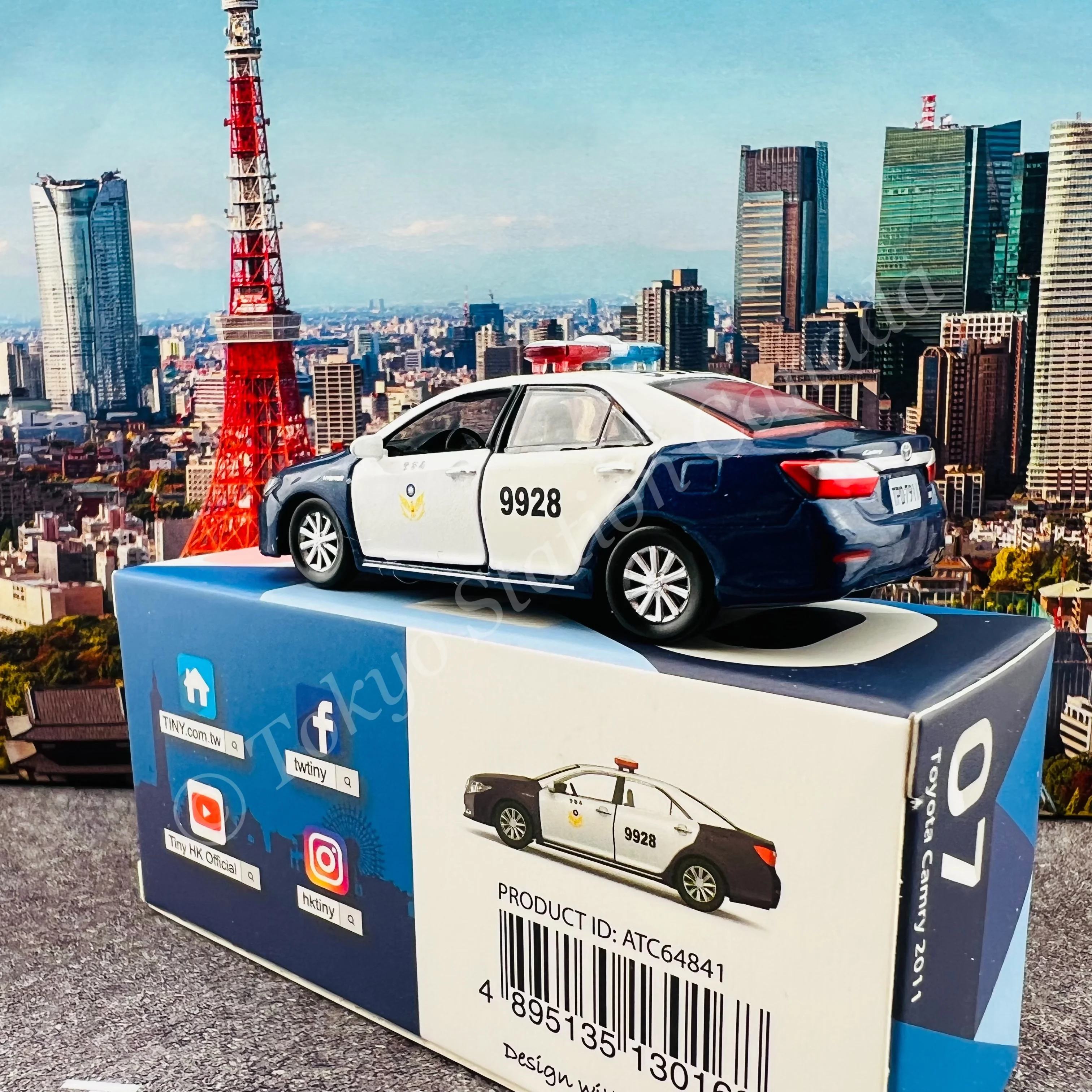 TINY 微影 TW07 Toyota Camry 2011 Taiwan Police Bureau ATC64841 - Image 4