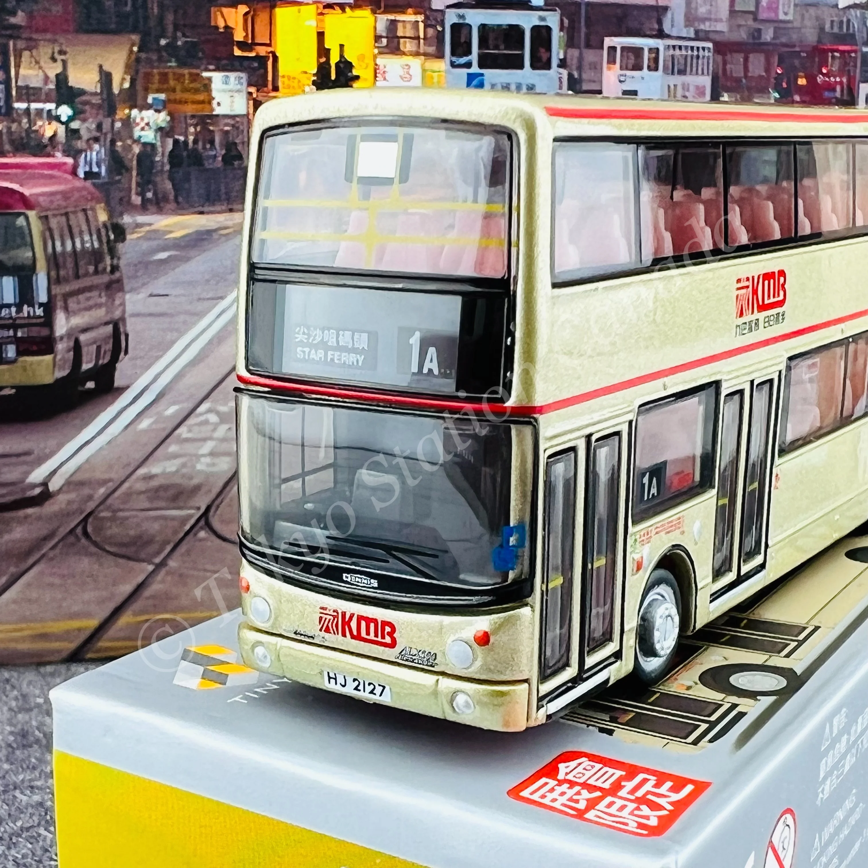 TINY 微影 KMB DENNIS Trident Alexander (ATR1) "Event Model" 九巴丹尼士三叉戟-亞歷山大 ATR1 退役版 [展會限定] (STAR FERRY 1A 尖沙咀碼頭) KMB2020136 - Image 2