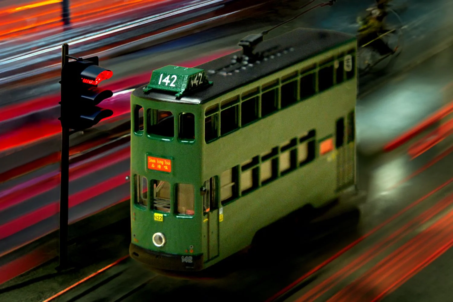 TINY 微影 1/120 32 Hong Kong Tram (Shek Tong Tsui 石塘咀) ATC66115 - Image 3