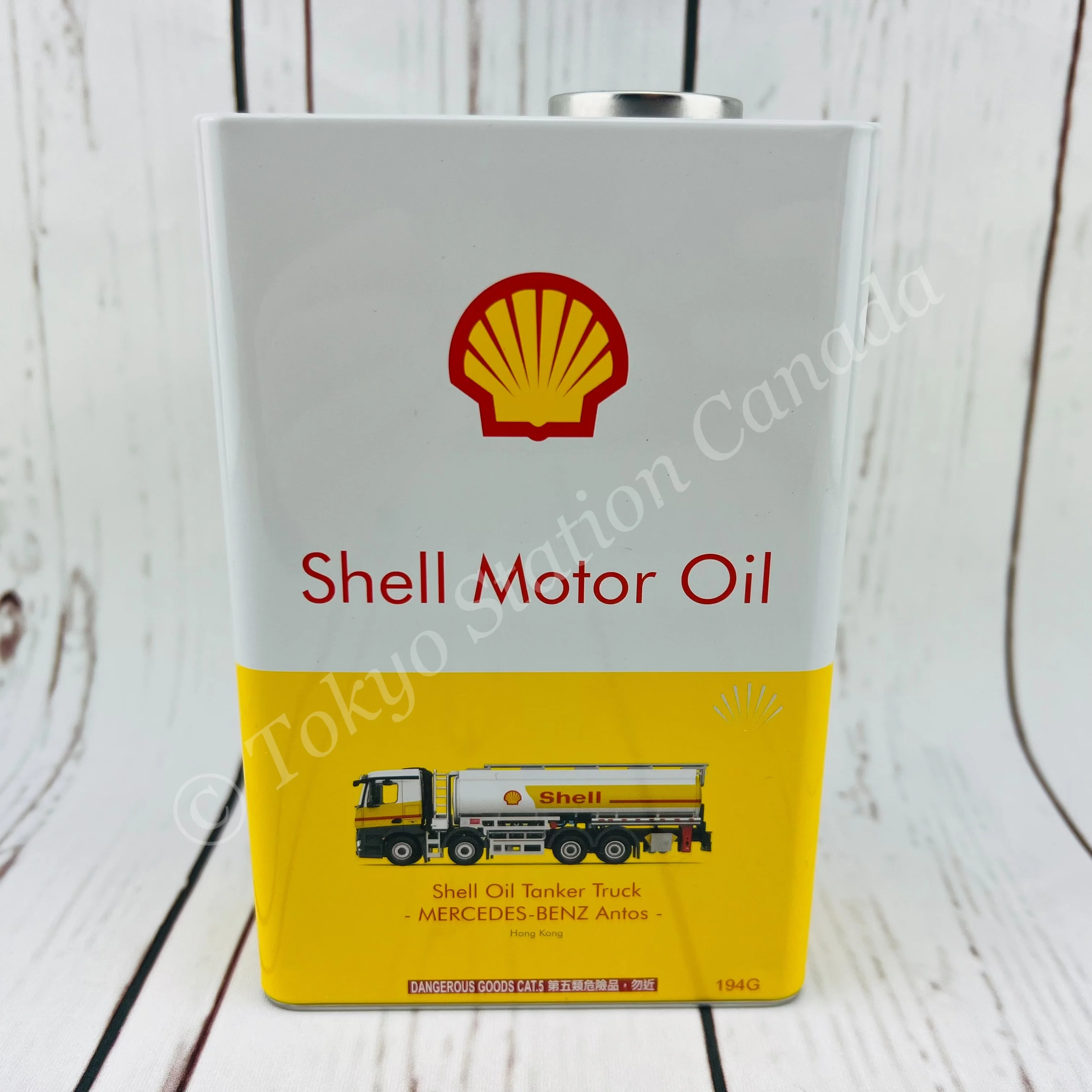 TINY 微影 1/76 Shell Oil Tanker Truck MERCEDES-BENZ Antos with Shell Motor Oil Can ATC65010 - Image 6