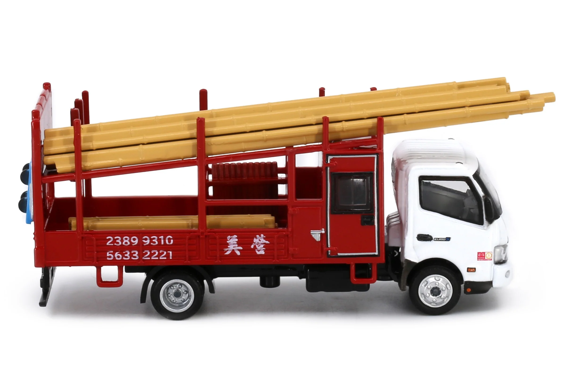TINY 微影 1/76 Tiny City 195 HINO300 Bamboo Scaffolding Lorry ATC65513 - Image 2