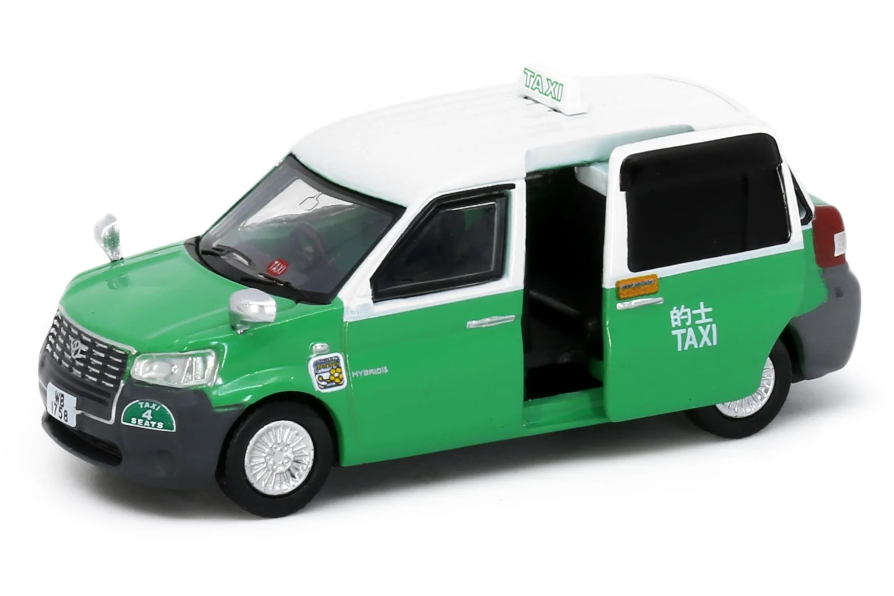TINY 微影 10 Toyota Comfort Hybrid Taxi Hong Kong (New Territories) ATC65498 - Image 3