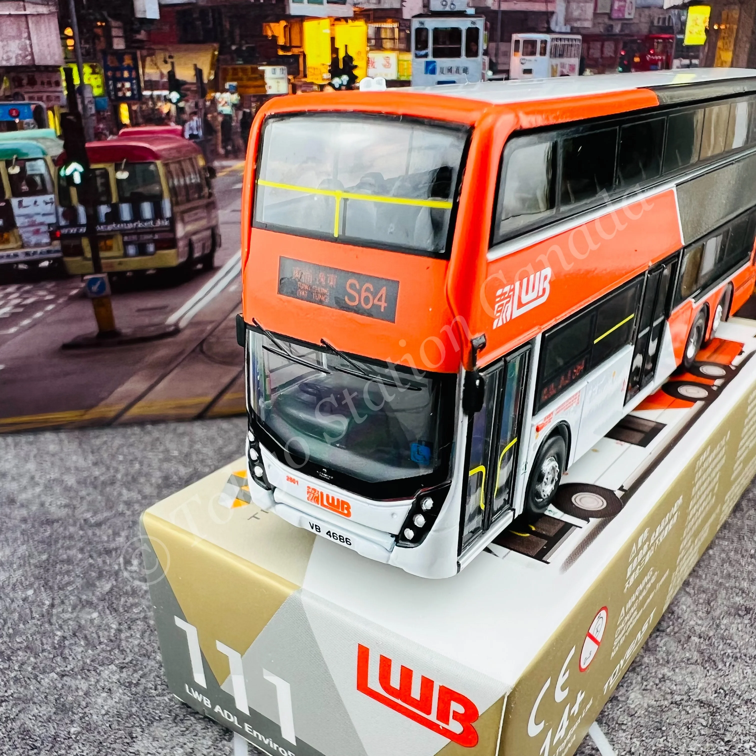 TINY 微影 111 LWB ADL Enviro500 (Tung Chung Yat Tung S64 東涌逸東) KMB-M-2017082 - Image 2